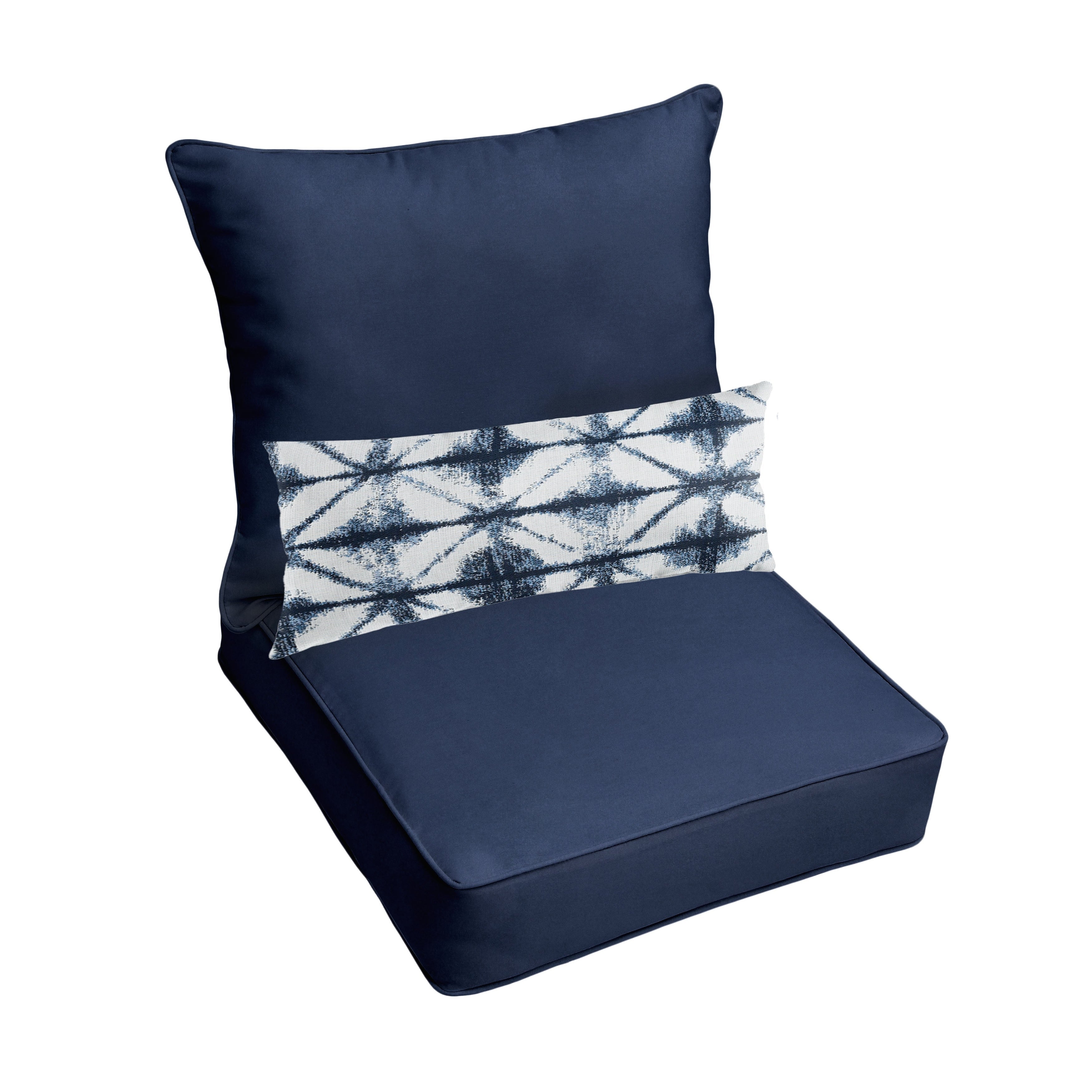 Ensemble coussin et coussin de chaise Oakley Sunbrella Solid pour intérieur/extérieur