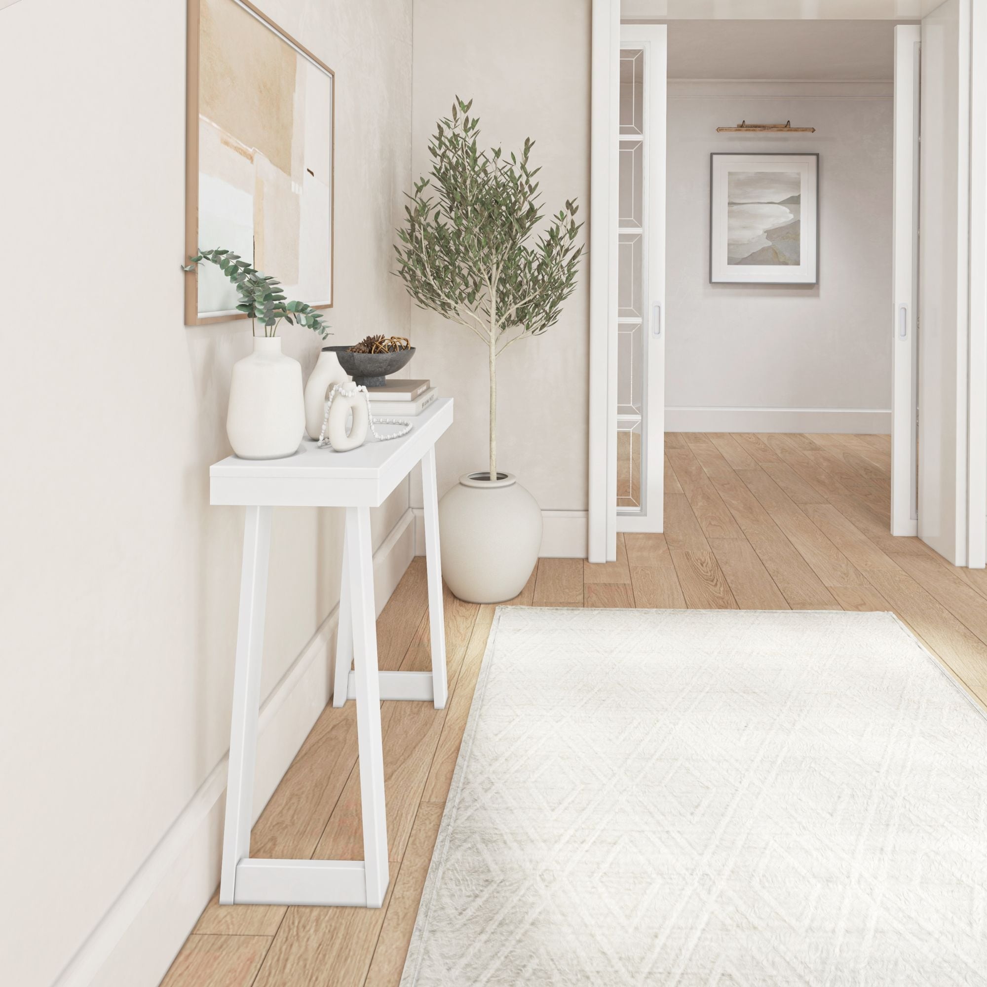 Console classique Plank and Beam - 36