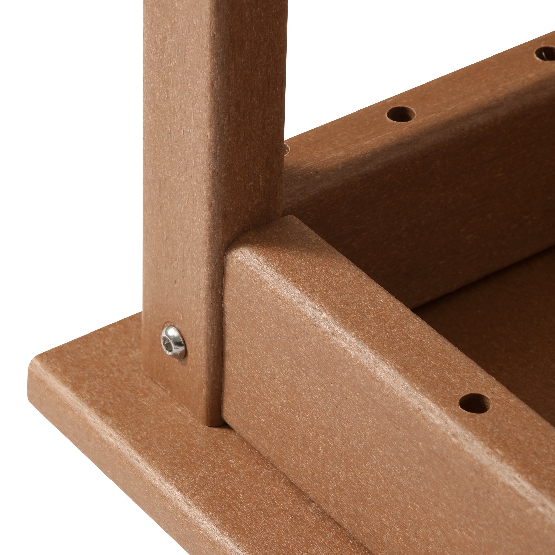 Table basse rectangulaire Polytrends Laguna en PEHD pour terrasse extérieure toutes saisons