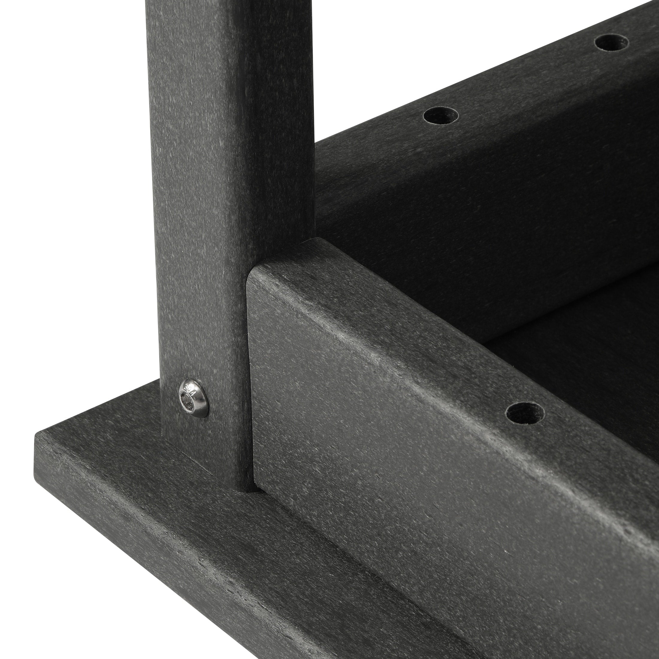 Table basse rectangulaire Polytrends Laguna en PEHD pour terrasse extérieure toutes saisons