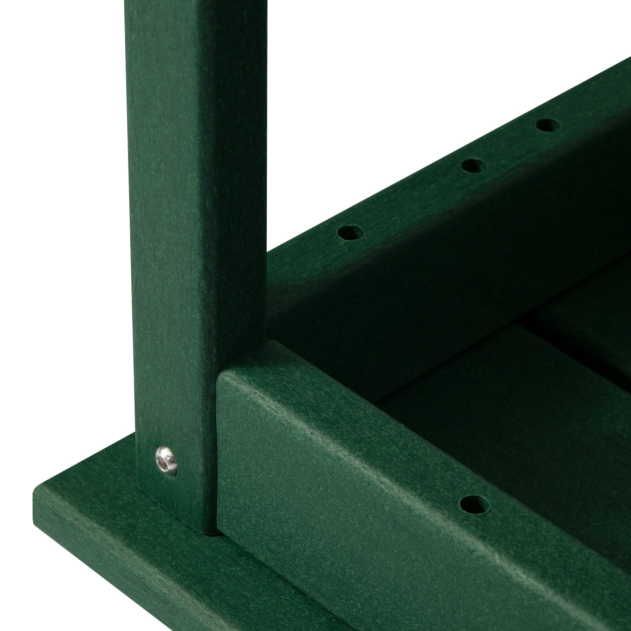 Table basse rectangulaire Polytrends Laguna en PEHD pour terrasse extérieure toutes saisons