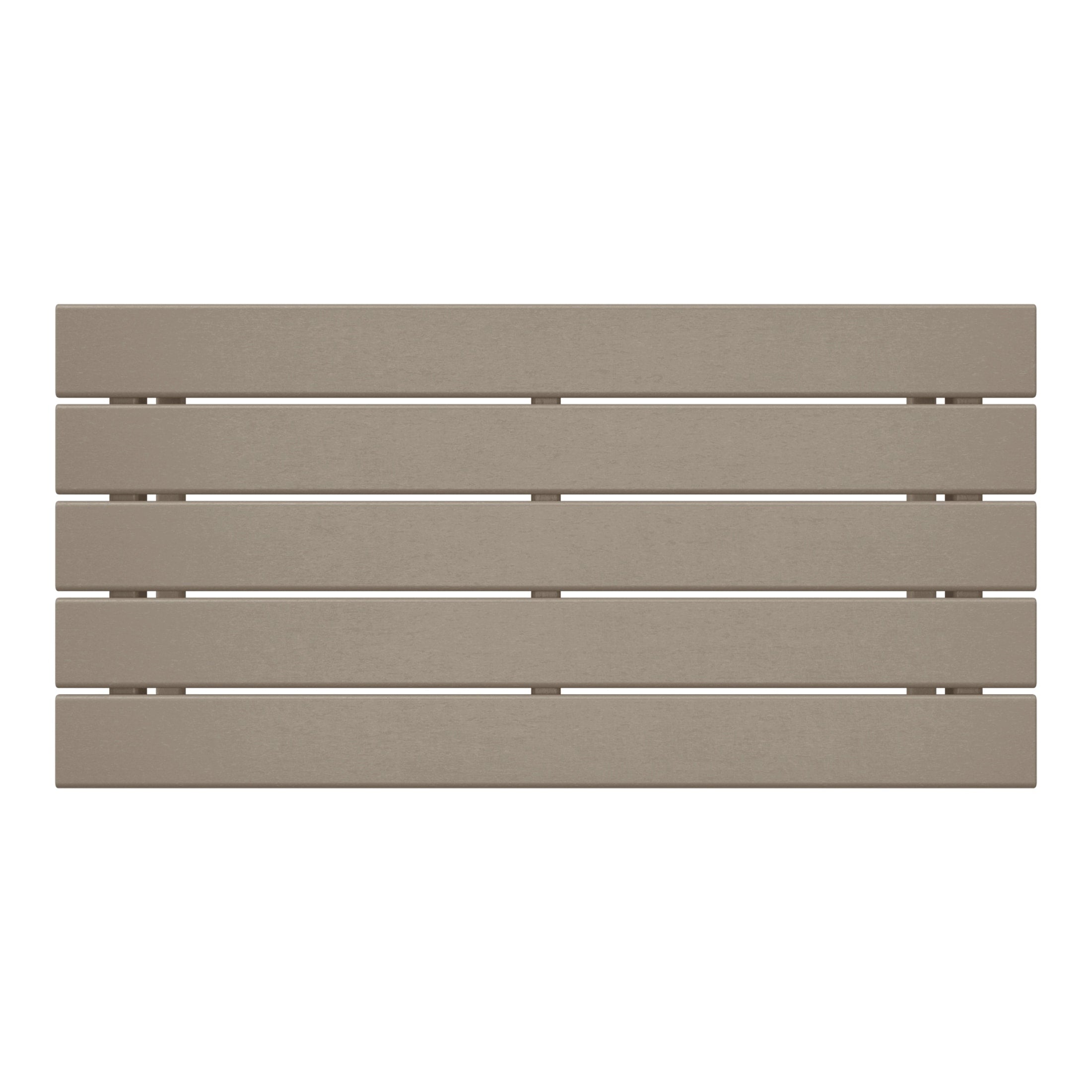 Table basse rectangulaire Polytrends Laguna en PEHD pour terrasse extérieure toutes saisons