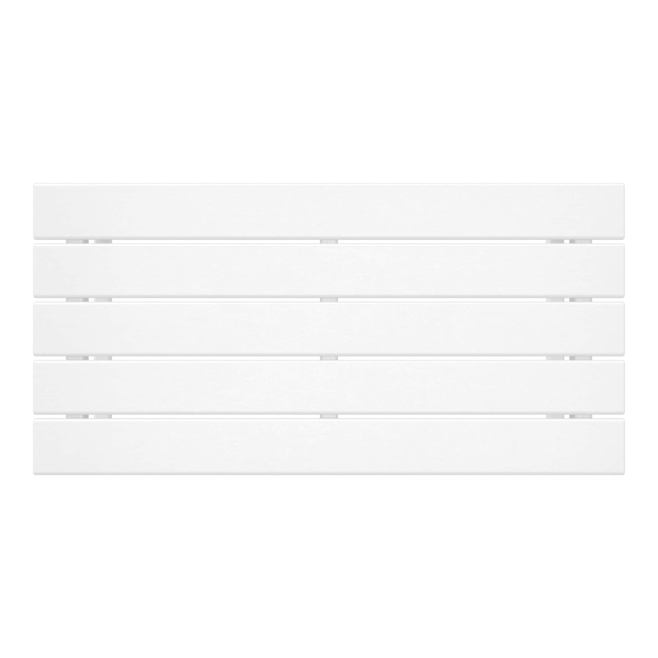 Table basse rectangulaire Polytrends Laguna en PEHD pour terrasse extérieure toutes saisons