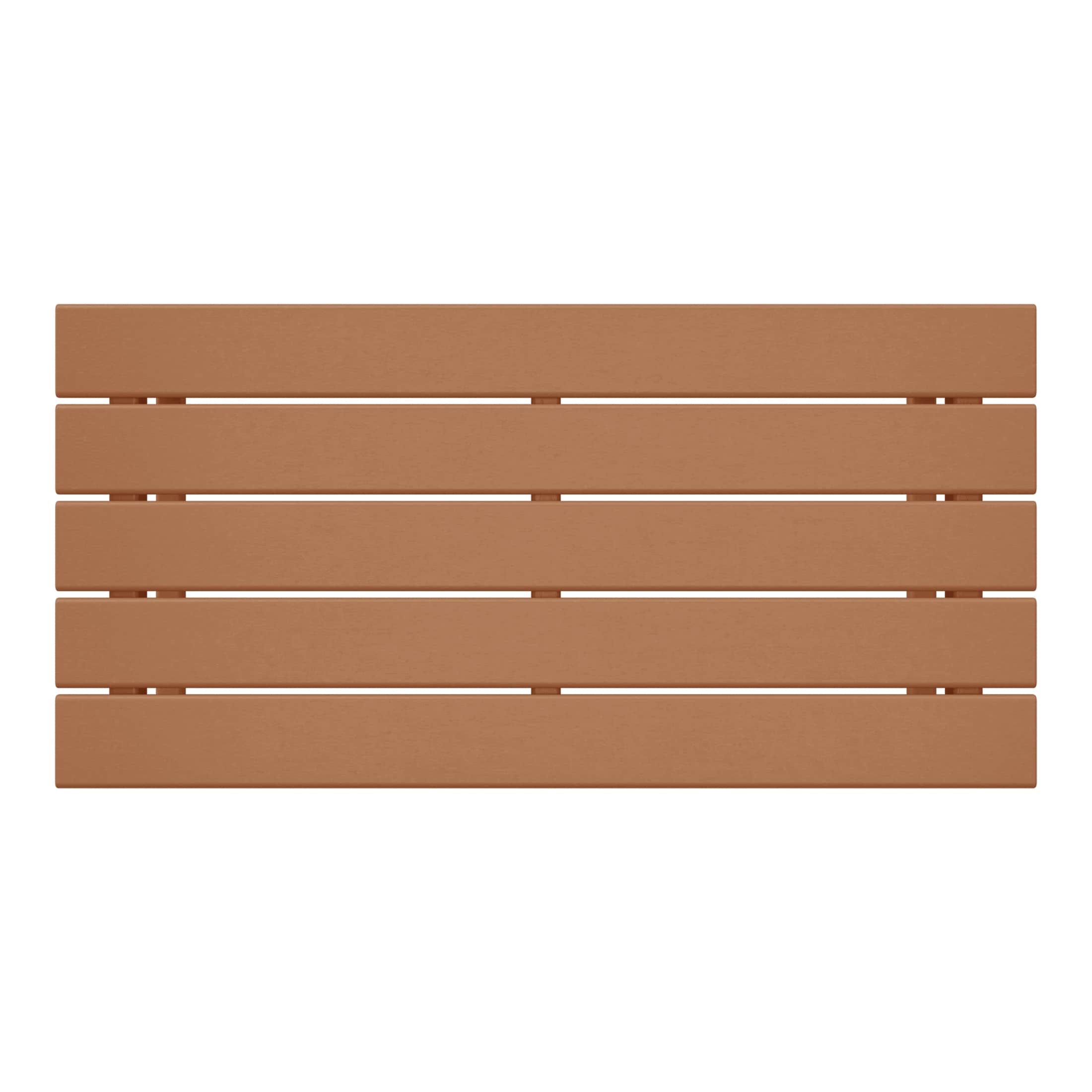 Table basse rectangulaire Polytrends Laguna en PEHD pour terrasse extérieure toutes saisons