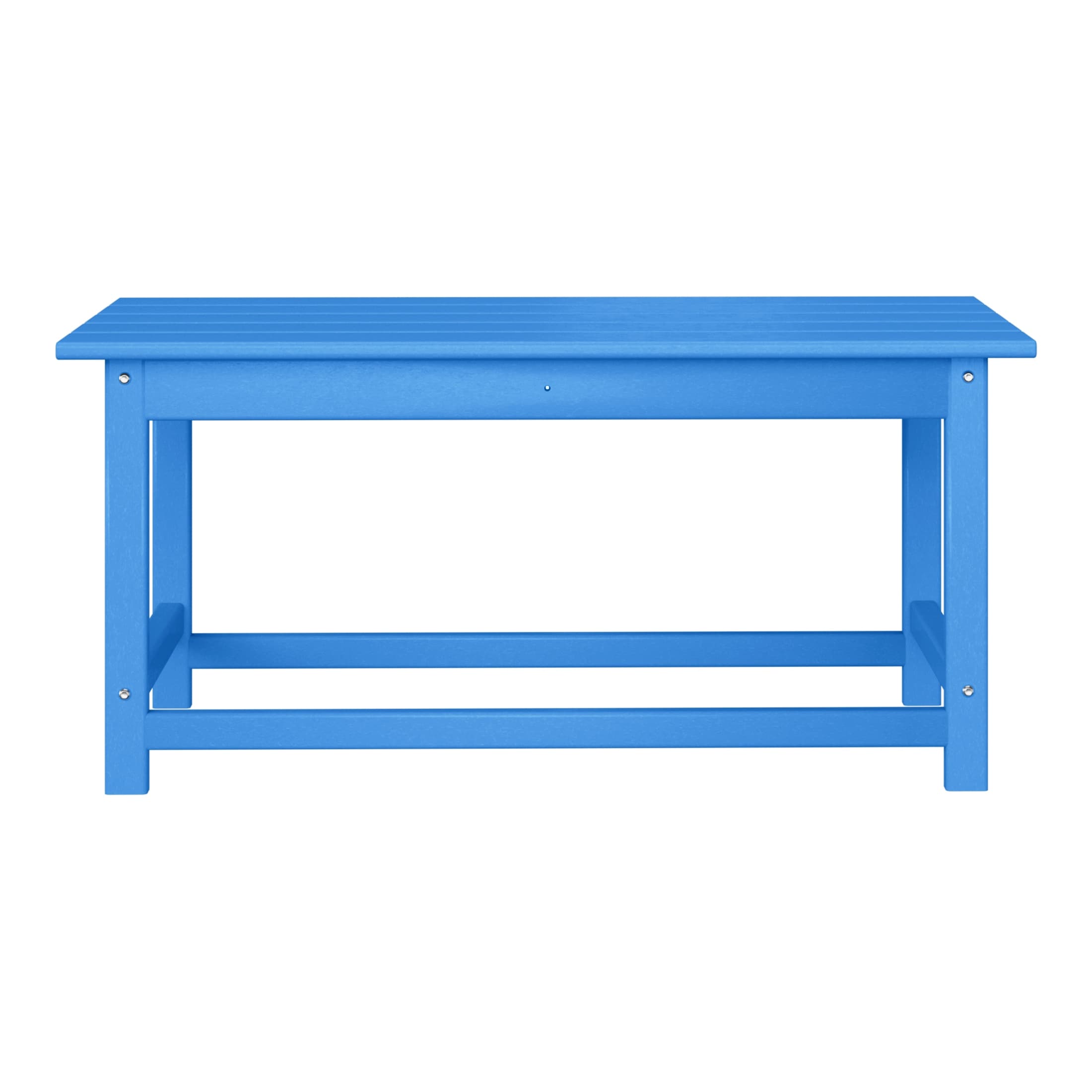 Table basse rectangulaire Polytrends Laguna en PEHD pour terrasse extérieure toutes saisons