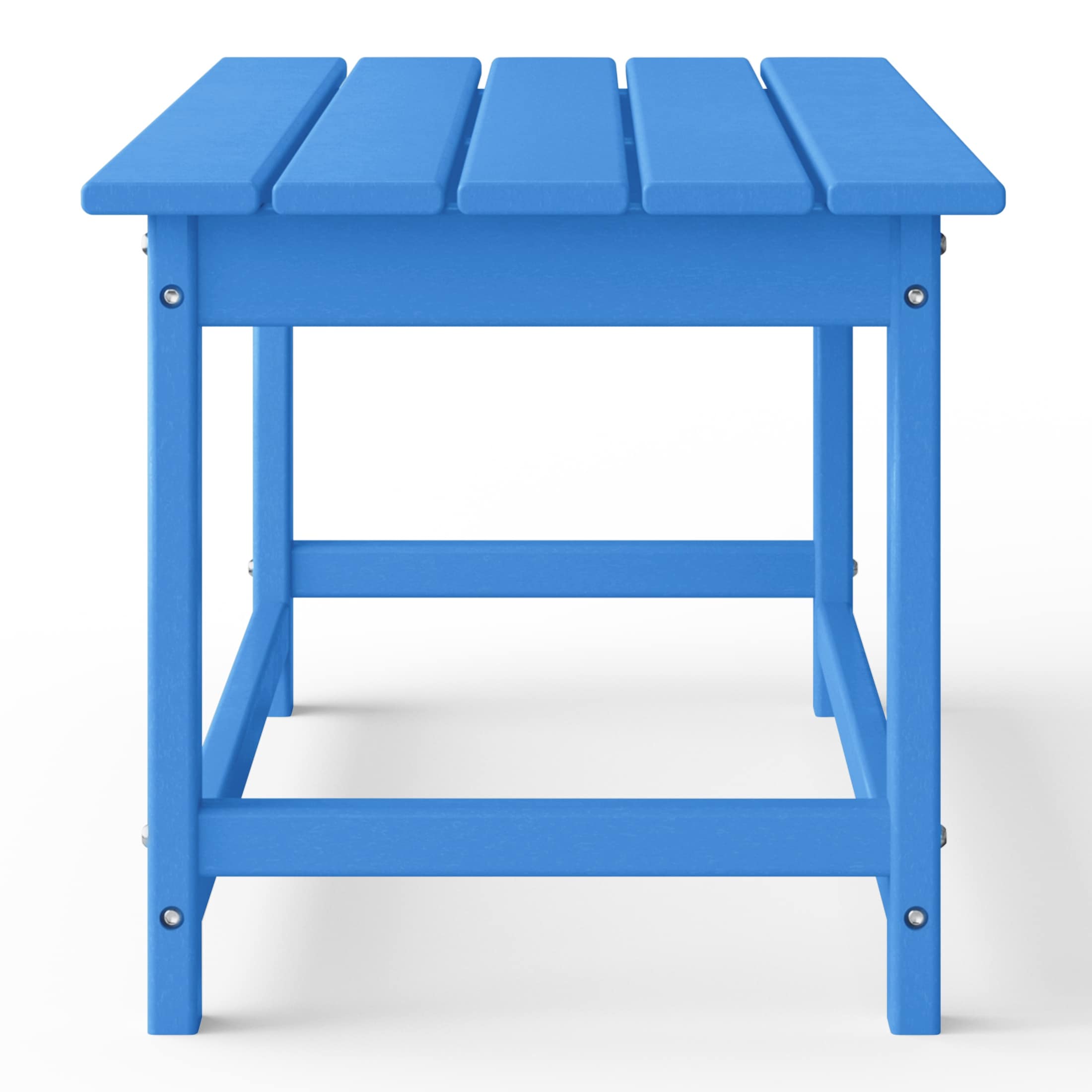 Table basse rectangulaire Polytrends Laguna en PEHD pour terrasse extérieure toutes saisons