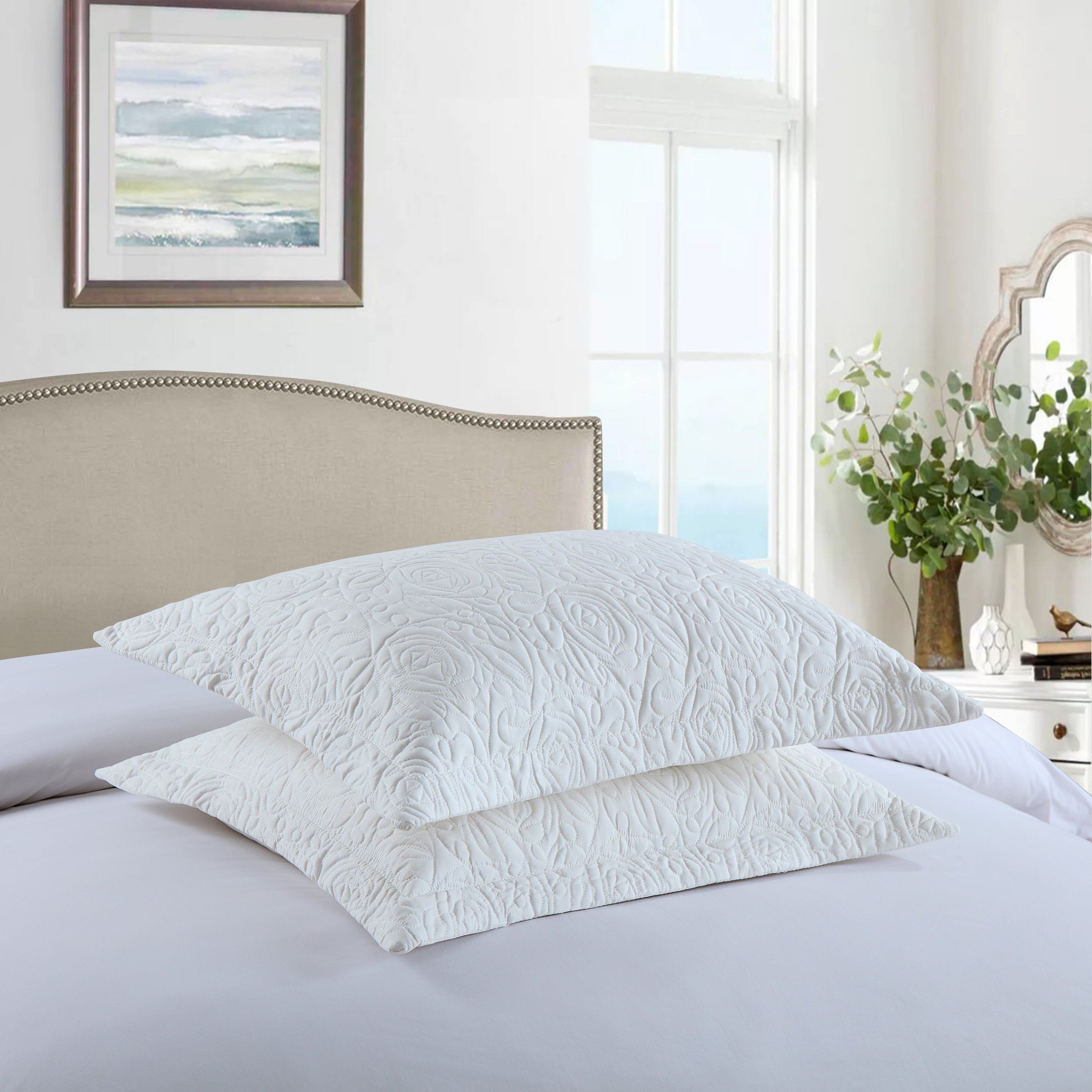 Housse de coussin brodée Porch & Den Manor (lot de 2)