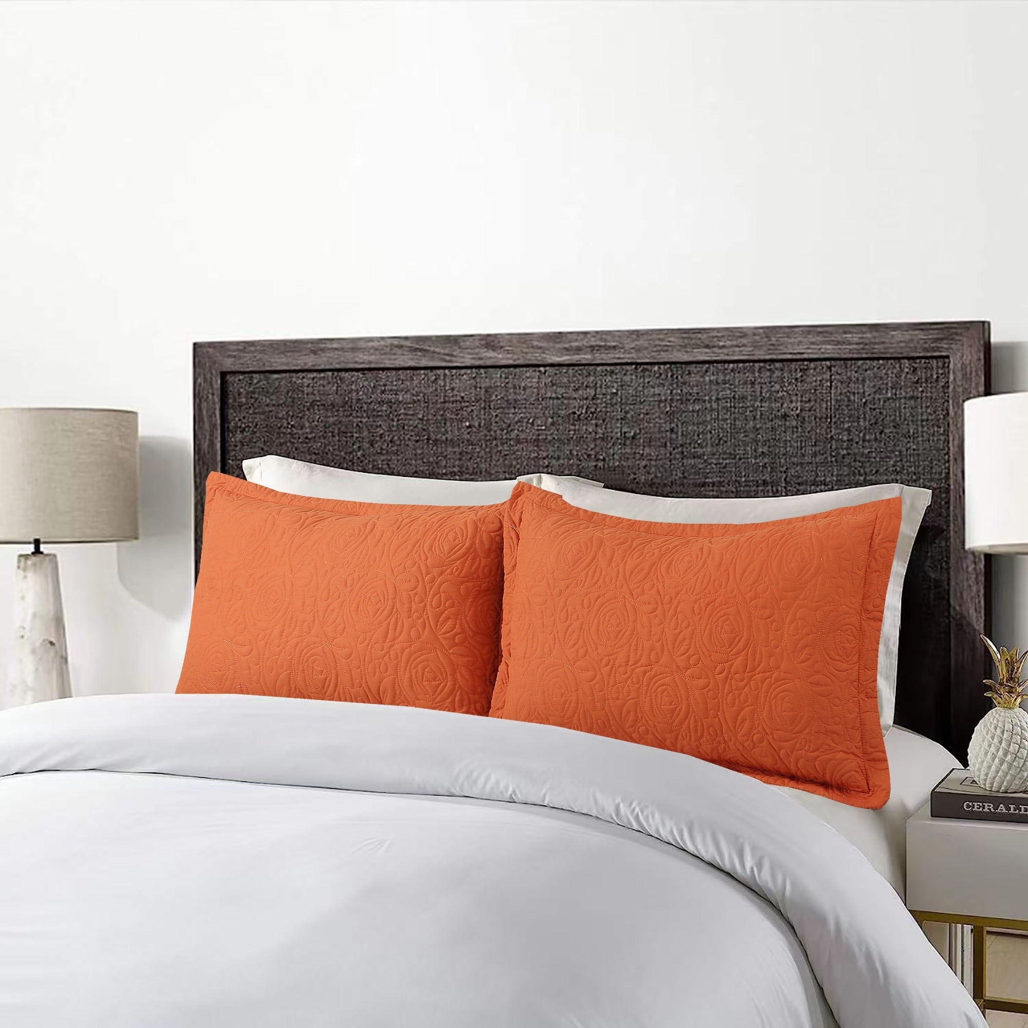 Housse de coussin brodée Porch & Den Manor (lot de 2)