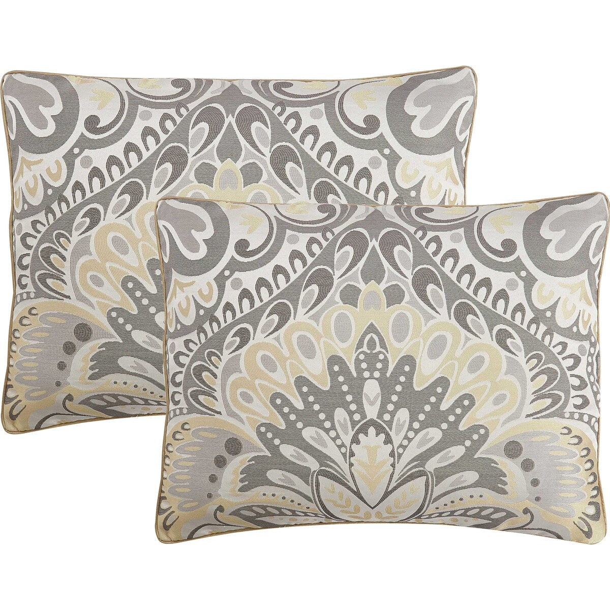 Ensemble de couette 6 pièces en jacquard médaillon Summerfield de Porch & Den
