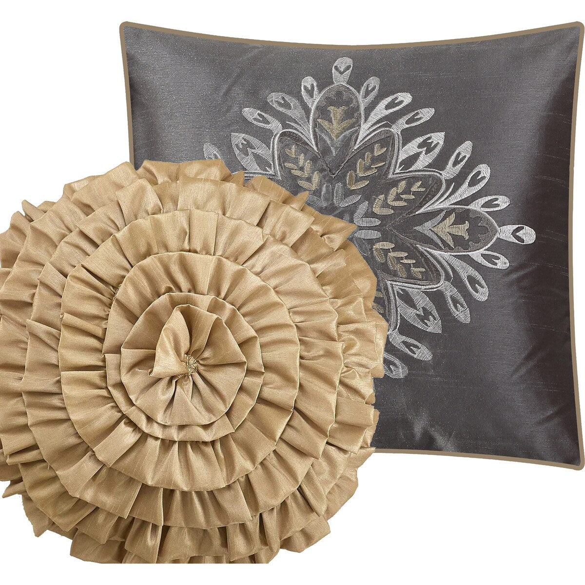 Ensemble de couette 6 pièces en jacquard médaillon Summerfield de Porch & Den