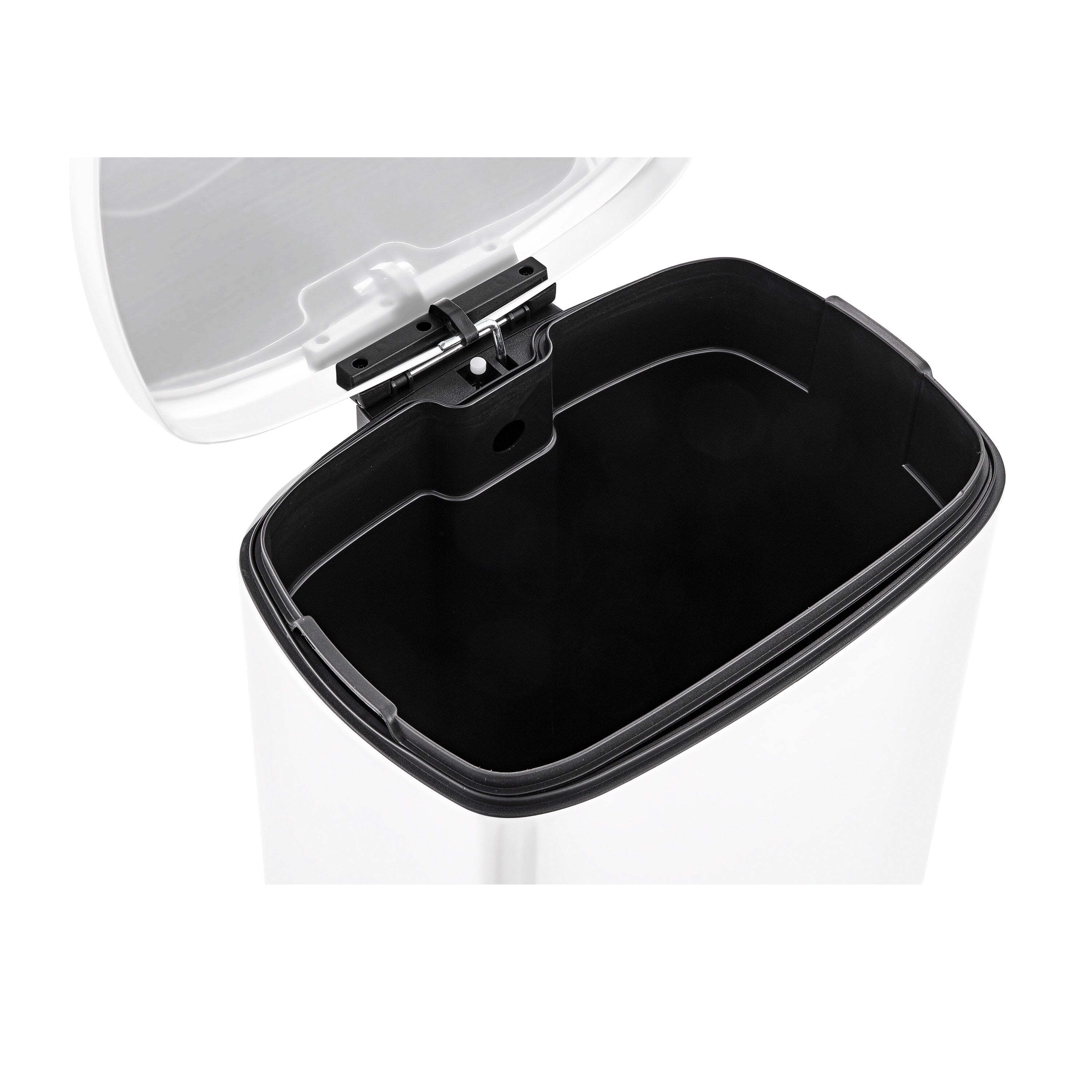 Poubelle rectangulaire à pédale Qualiazero 50 L / 13,2 gallons