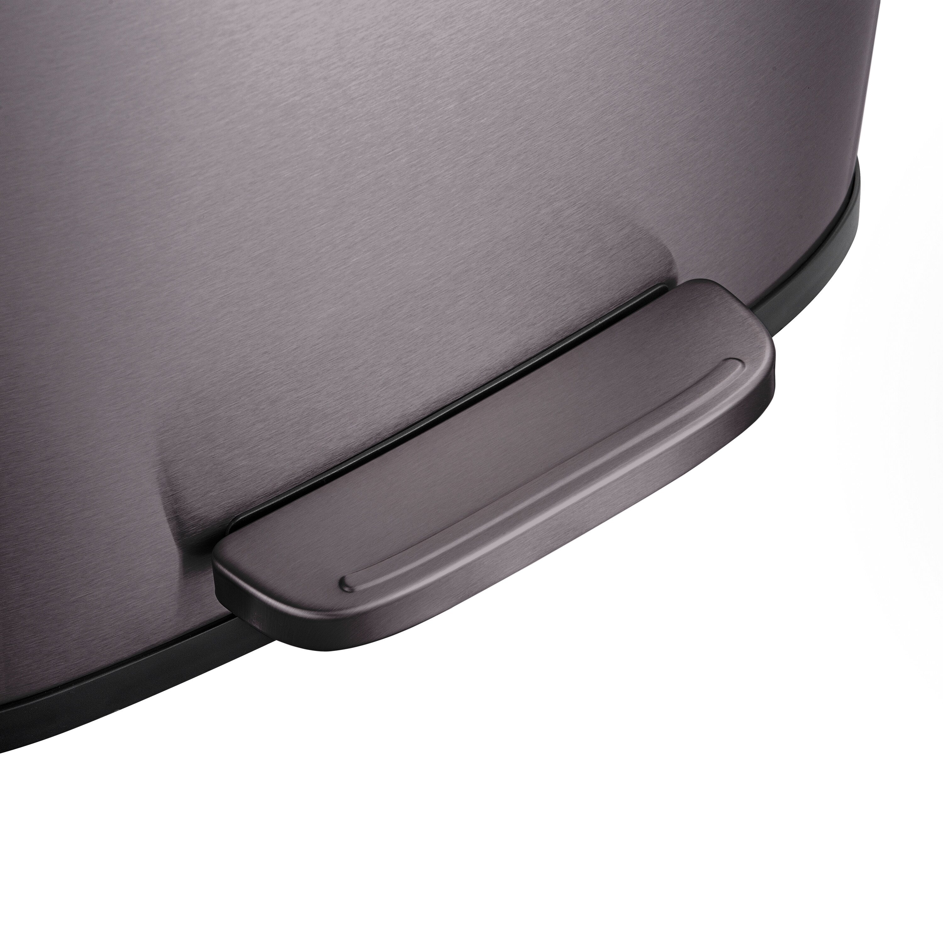 Poubelle rectangulaire à pédale Qualiazero 50 L / 13,2 gallons