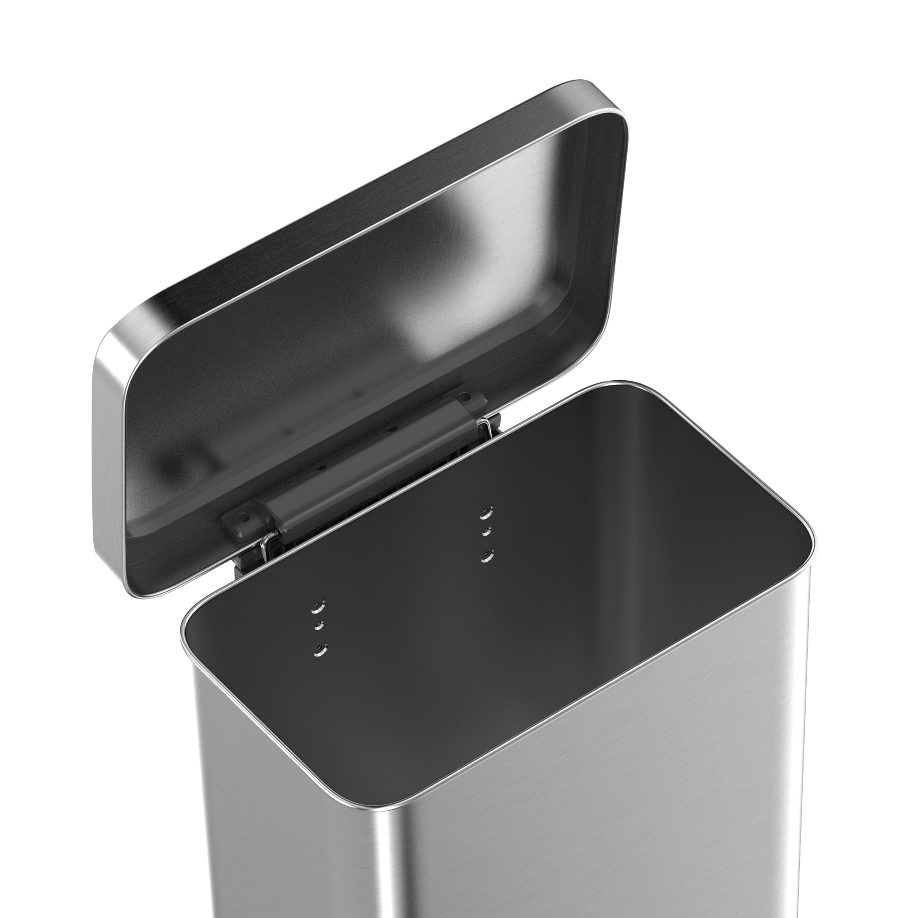 Poubelle rectangulaire à pédale Qualiazero 75 L / 20 gallons