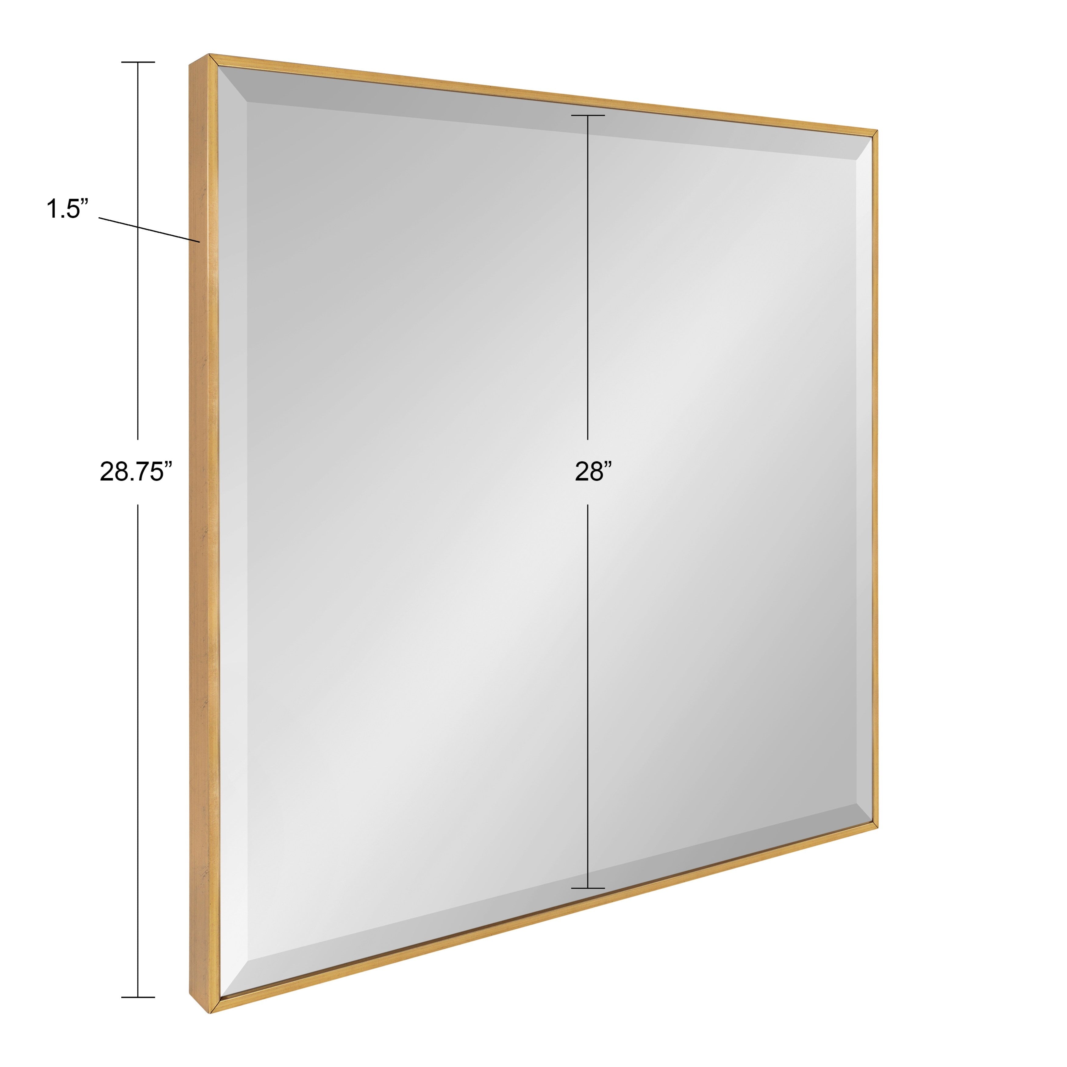 Miroir mural décoratif encadré Rhodes