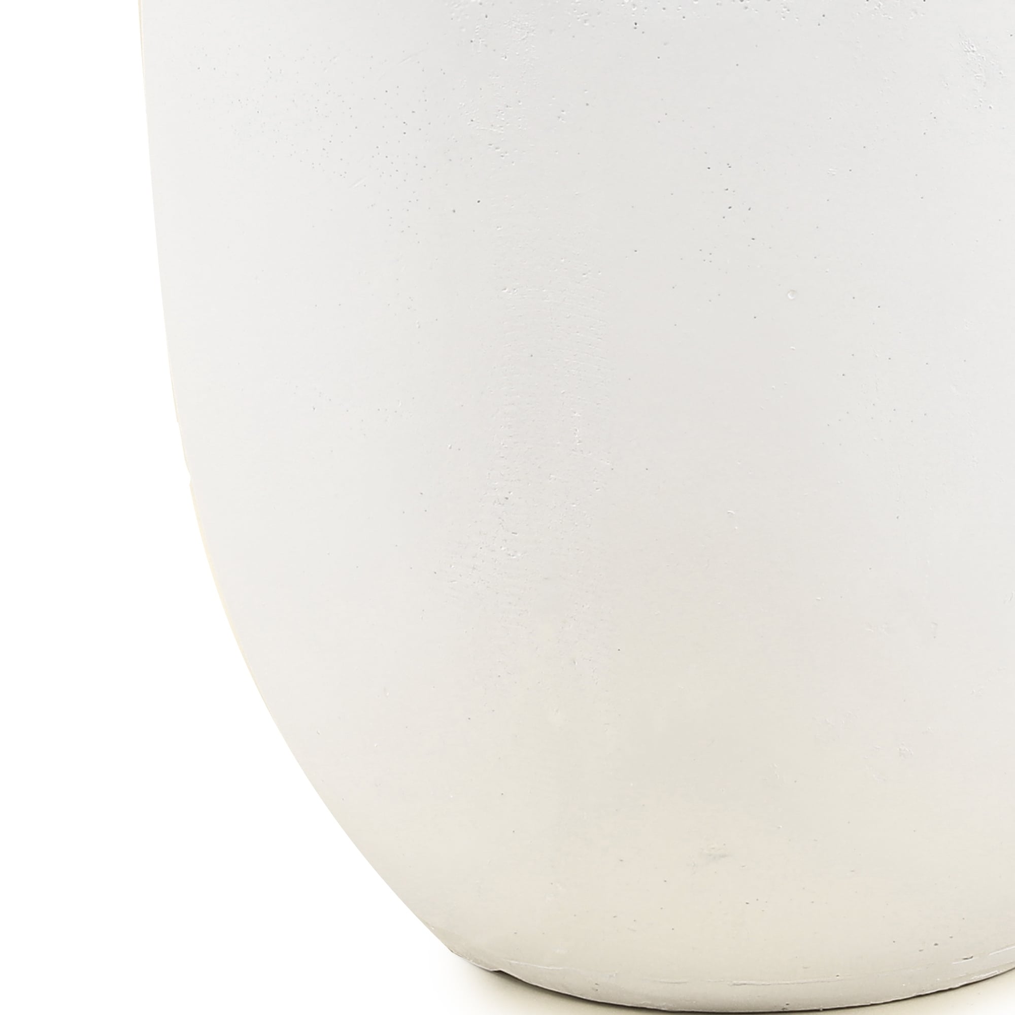 Jardinière ronde conique en MgO, pour l'intérieur et l'extérieur