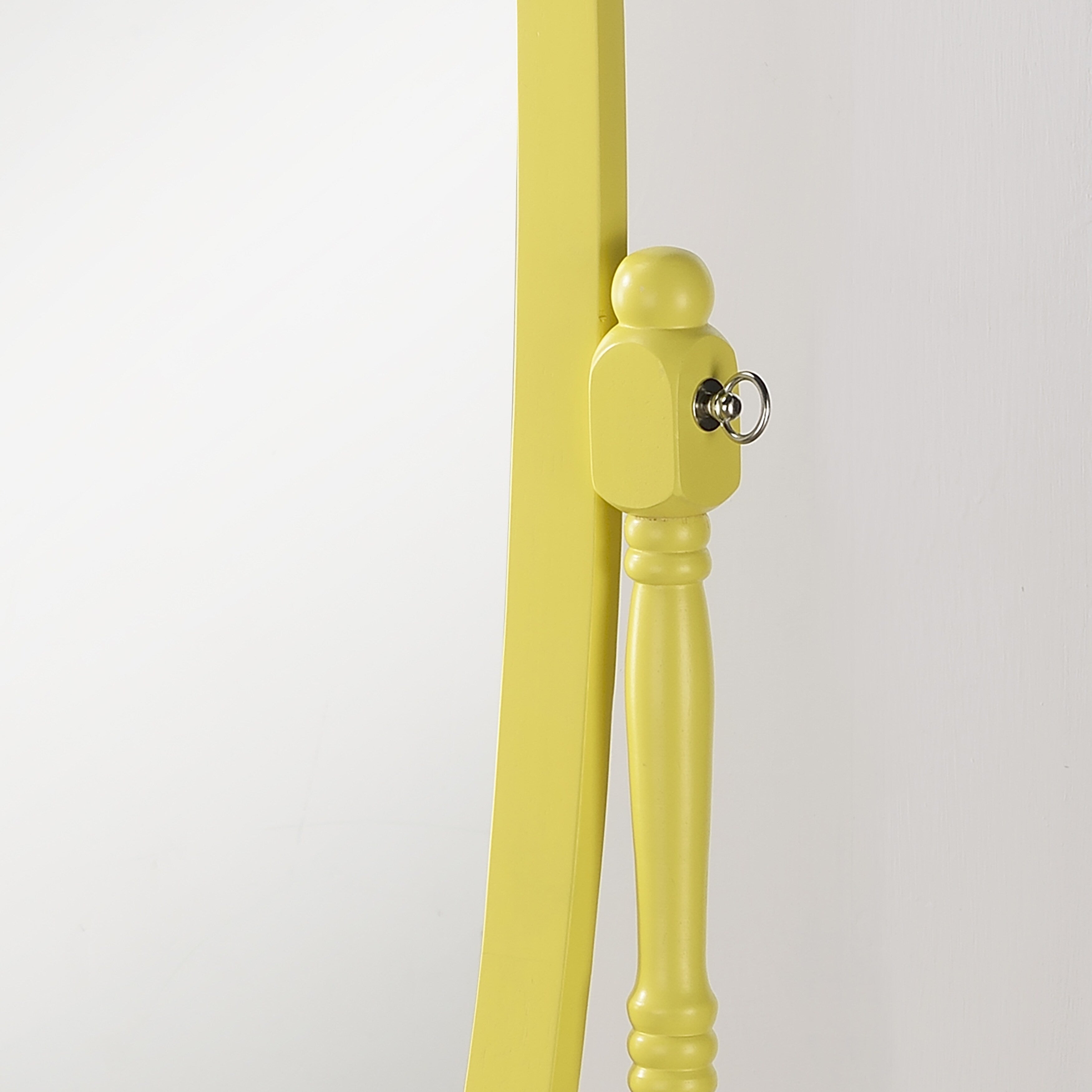 Miroir cheval traditionnel en bois de style Copper Grove Monks Hood de Roundhill Furniture