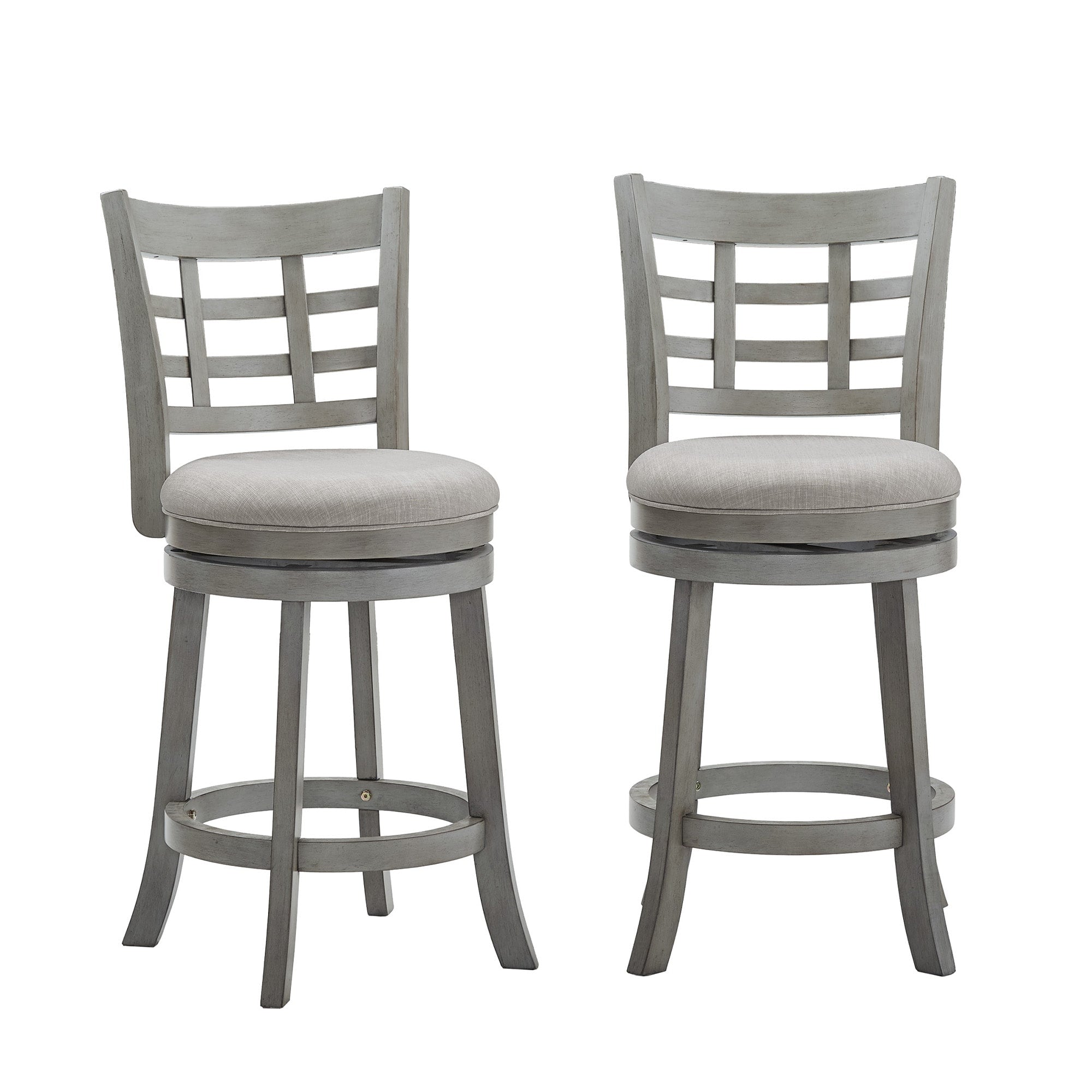 Tabouret de bar pivotant à dossier rembourré Rovinj