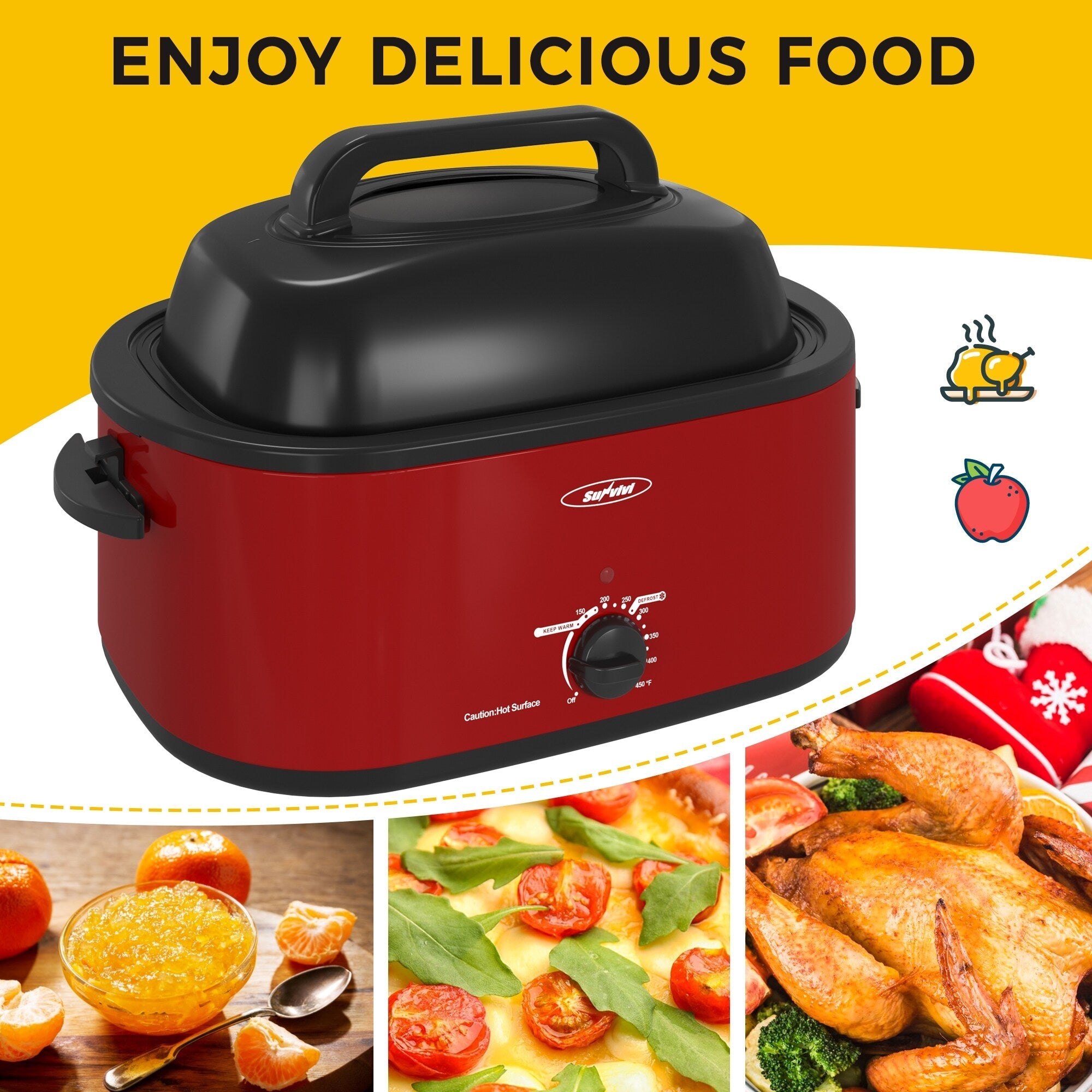 Four à rôtir Royalcraft avec plateau amovible