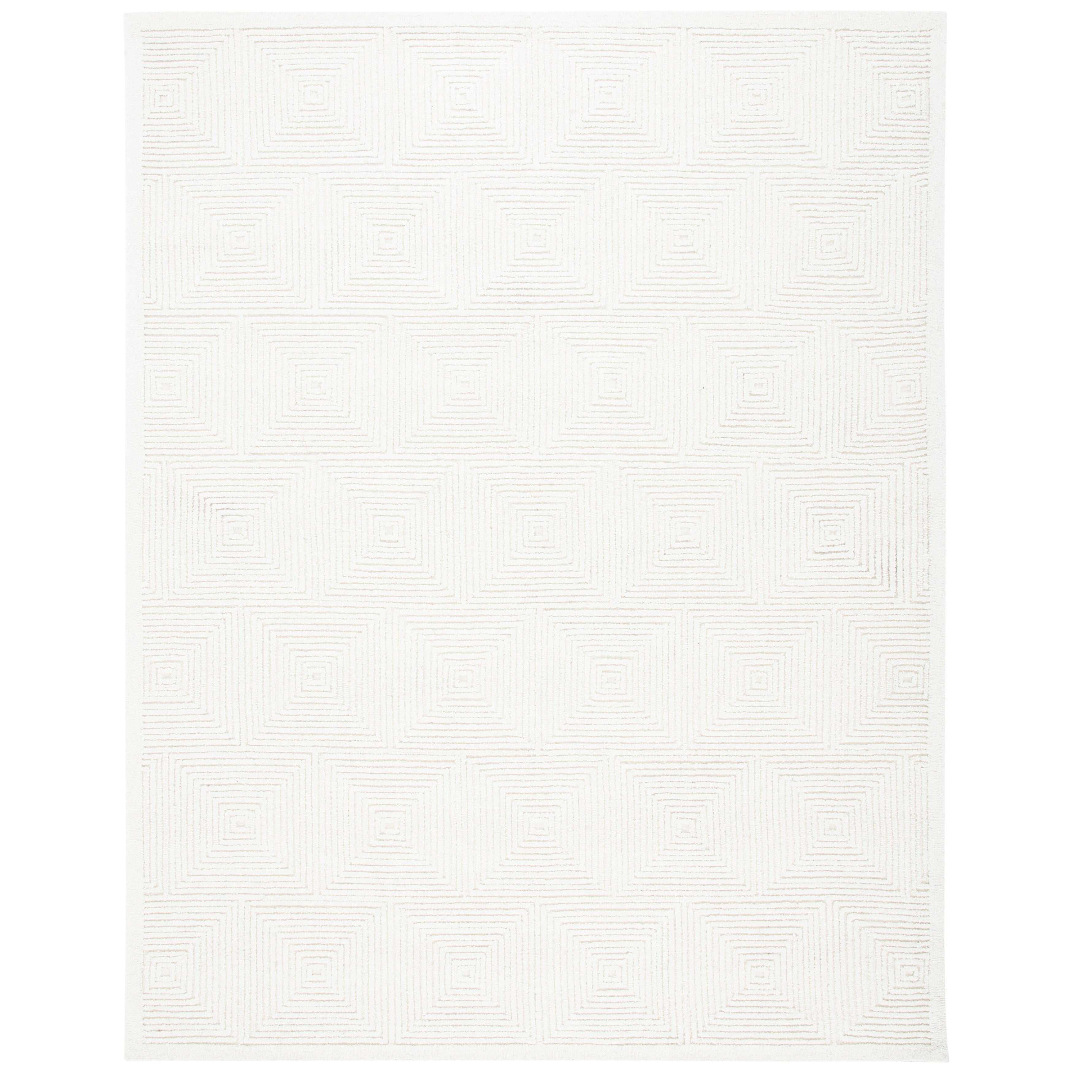 Tapis texturé en laine Nigina fait main SAFAVIEH