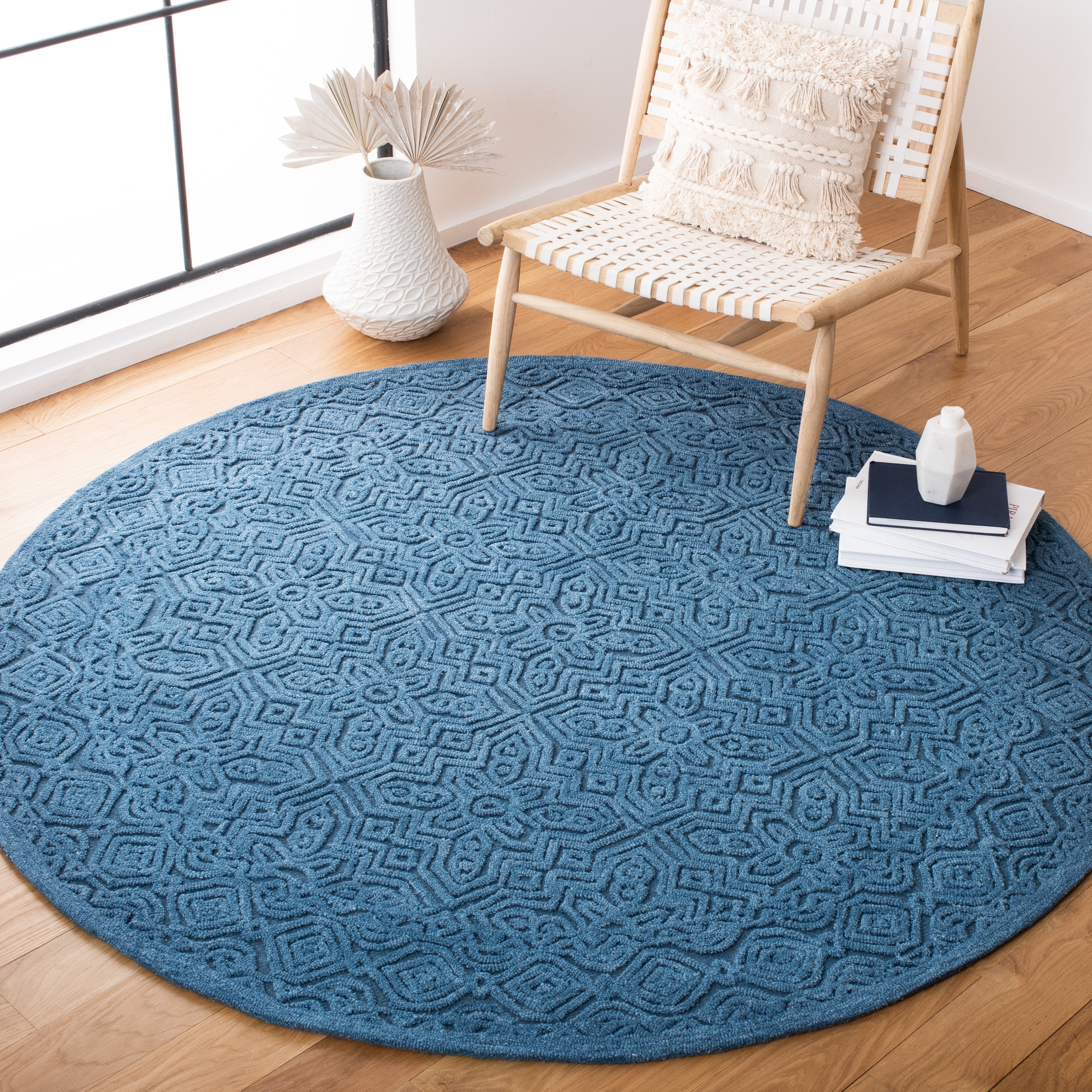 Tapis texturé en laine Tarsha fait main SAFAVIEH