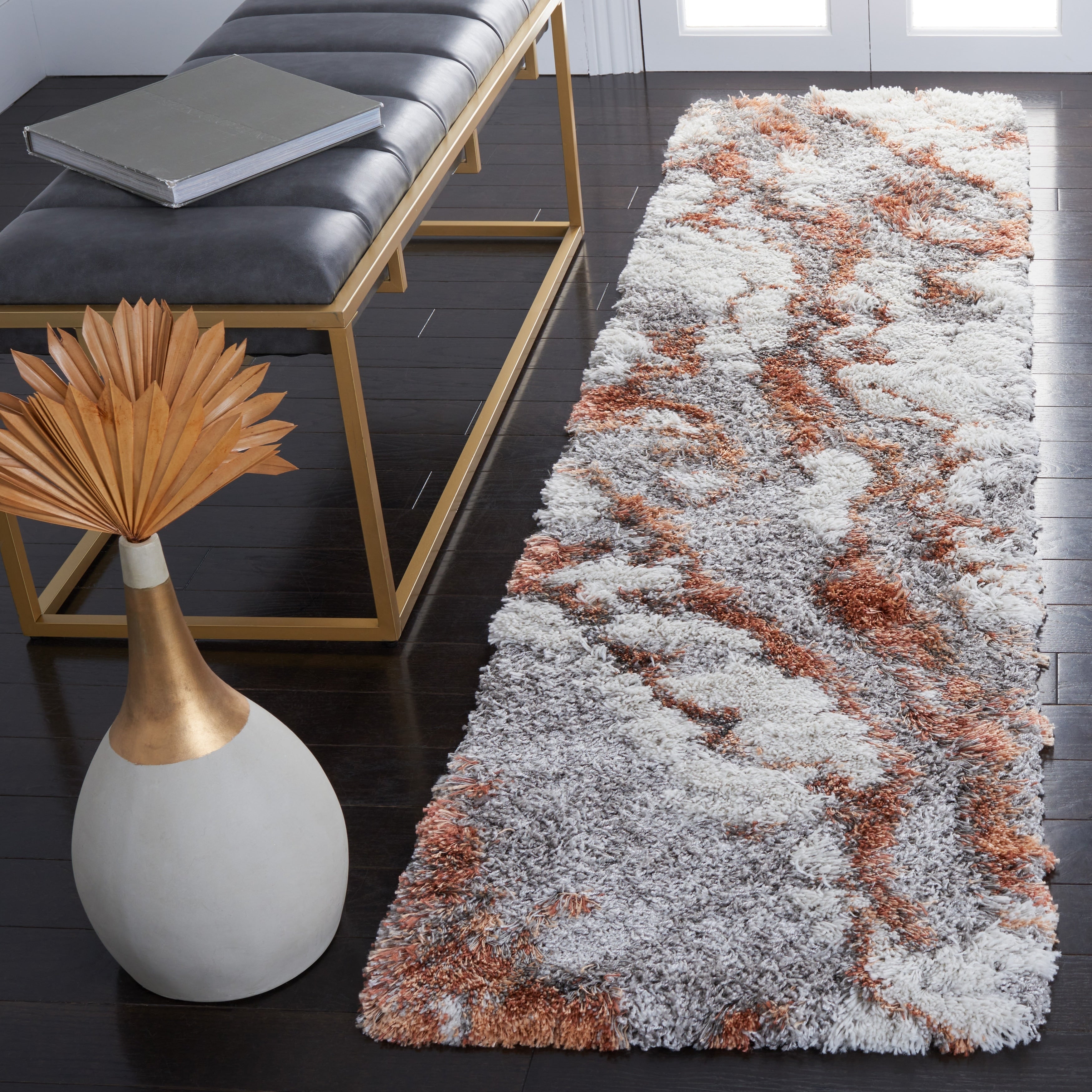 Tapis SAFAVIEH Horizon Shag Remona de 2,6 pouces d'épaisseur