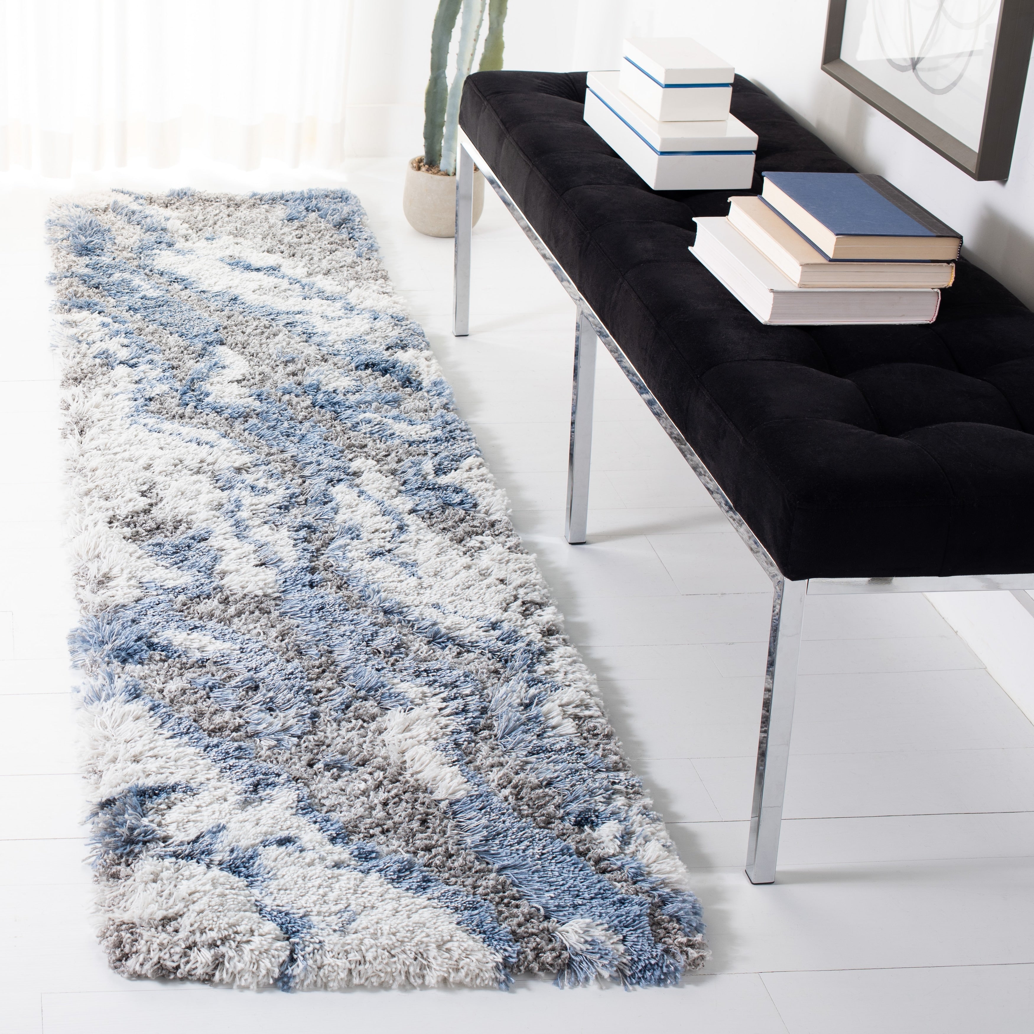Tapis SAFAVIEH Horizon Shag Remona de 2,6 pouces d'épaisseur