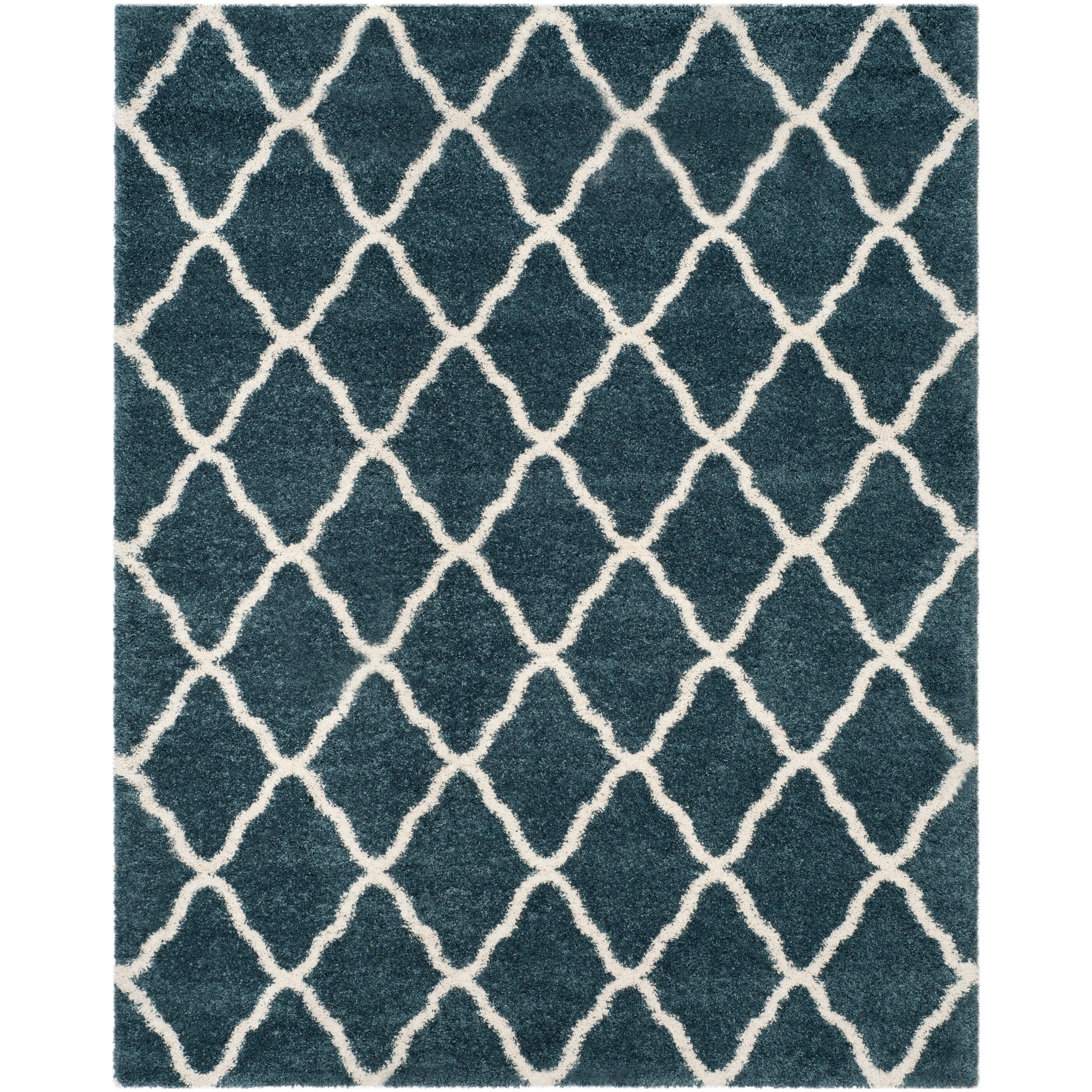 Tapis SAFAVIEH Hudson Shag Athena Trellis de 2 pouces d'épaisseur