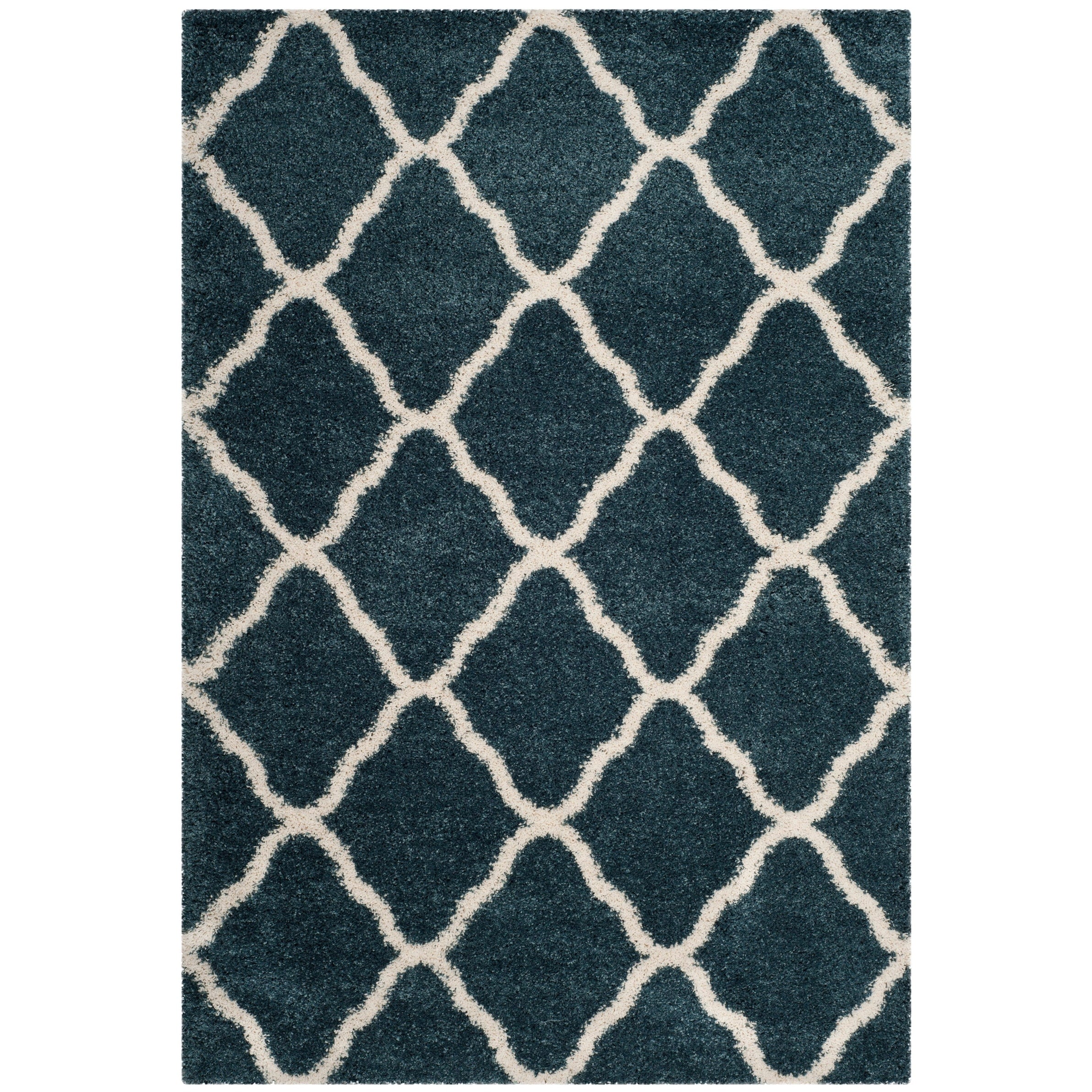 Tapis SAFAVIEH Hudson Shag Athena Trellis de 2 pouces d'épaisseur