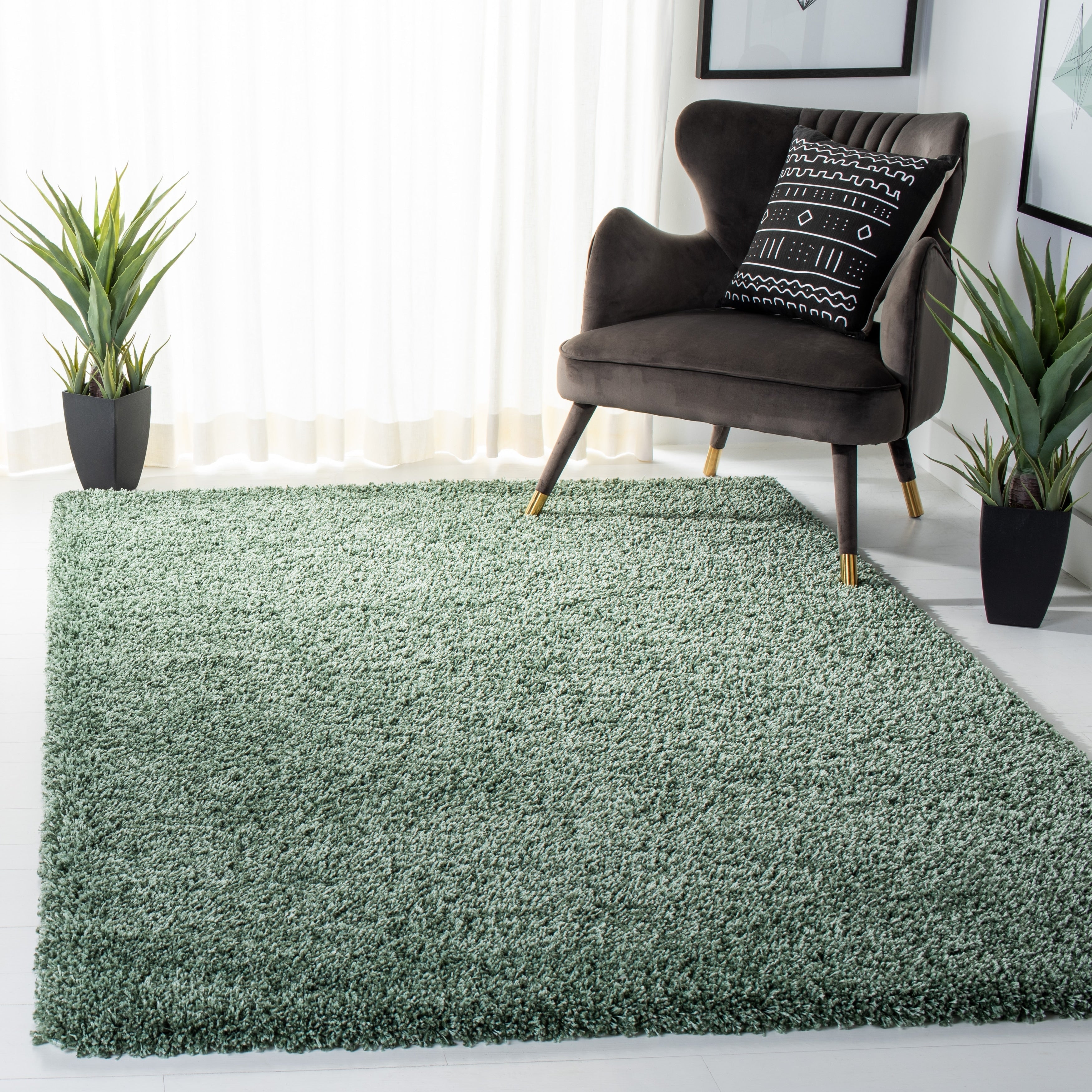 Tapis SAFAVIEH Hudson Shag Debi de 2 pouces d'épaisseur