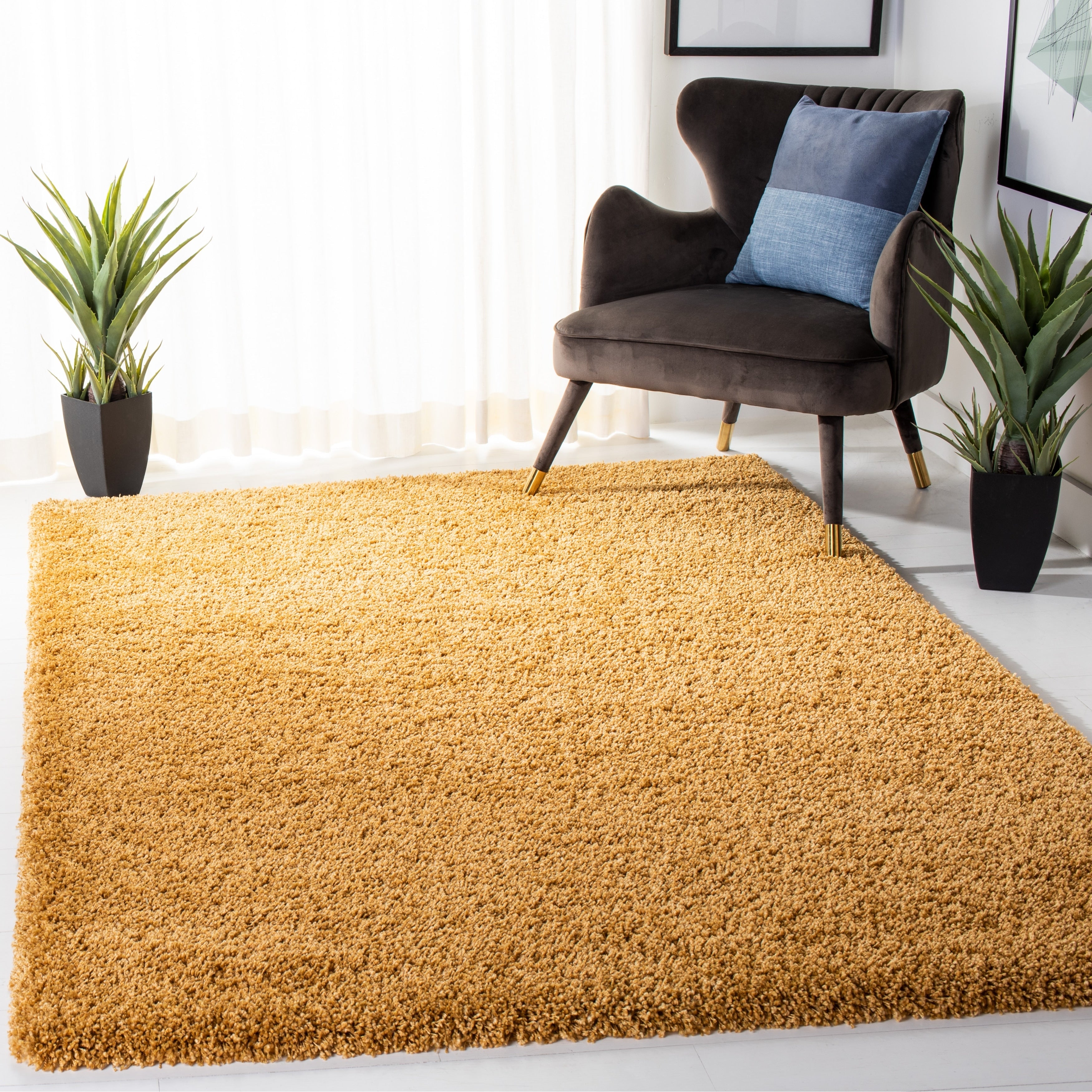 Tapis SAFAVIEH Hudson Shag Debi de 2 pouces d'épaisseur