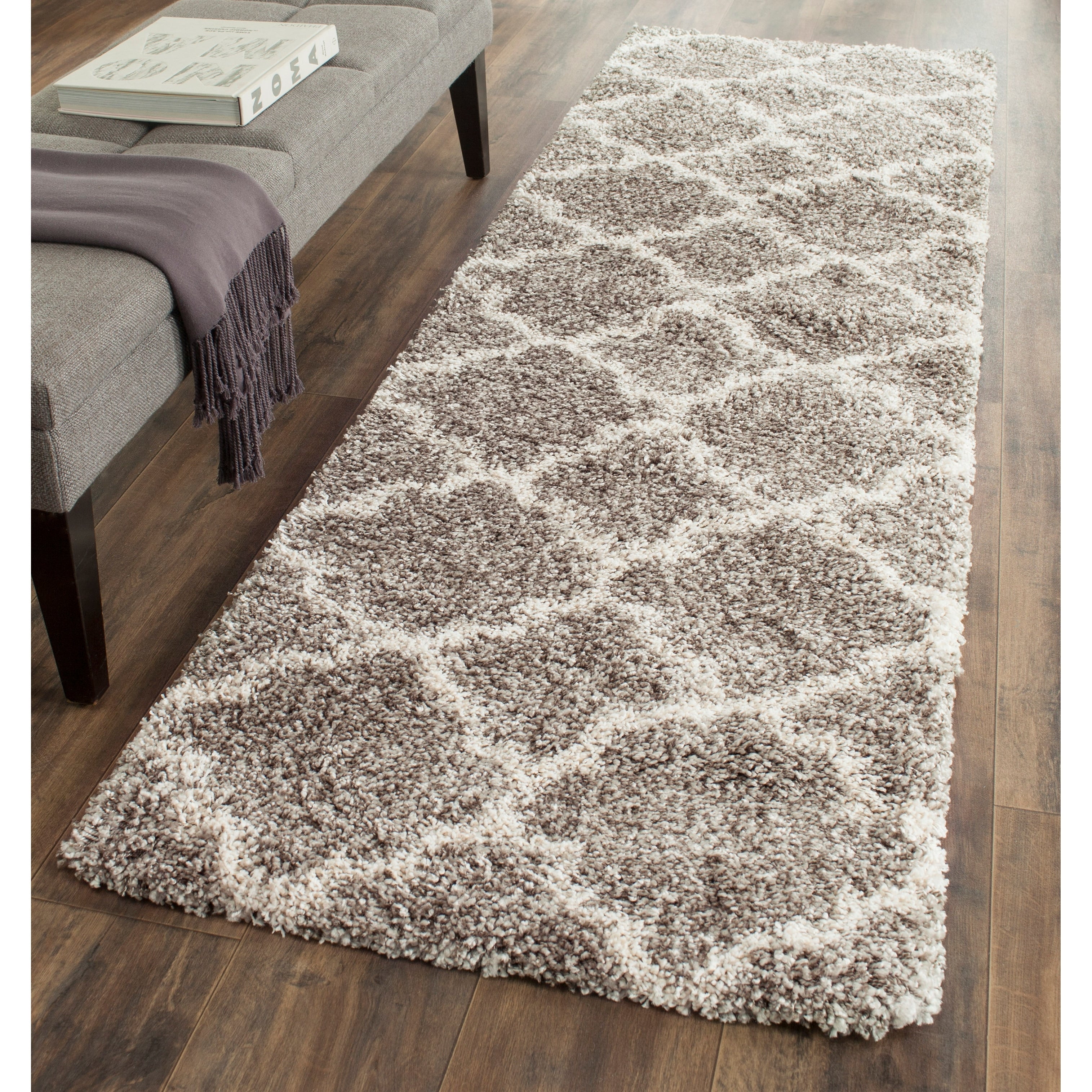 Tapis SAFAVIEH Hudson Shag Jeryl Glam Trellis 2 pouces