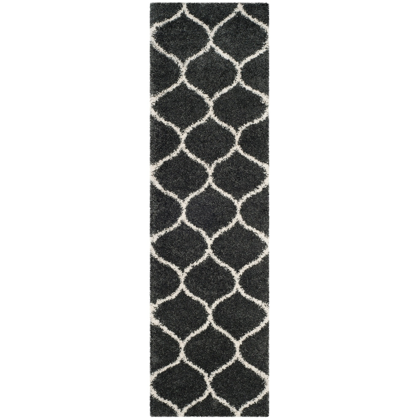 Tapis SAFAVIEH Hudson Shag Pushpa Trellis de 2 pouces d'épaisseur