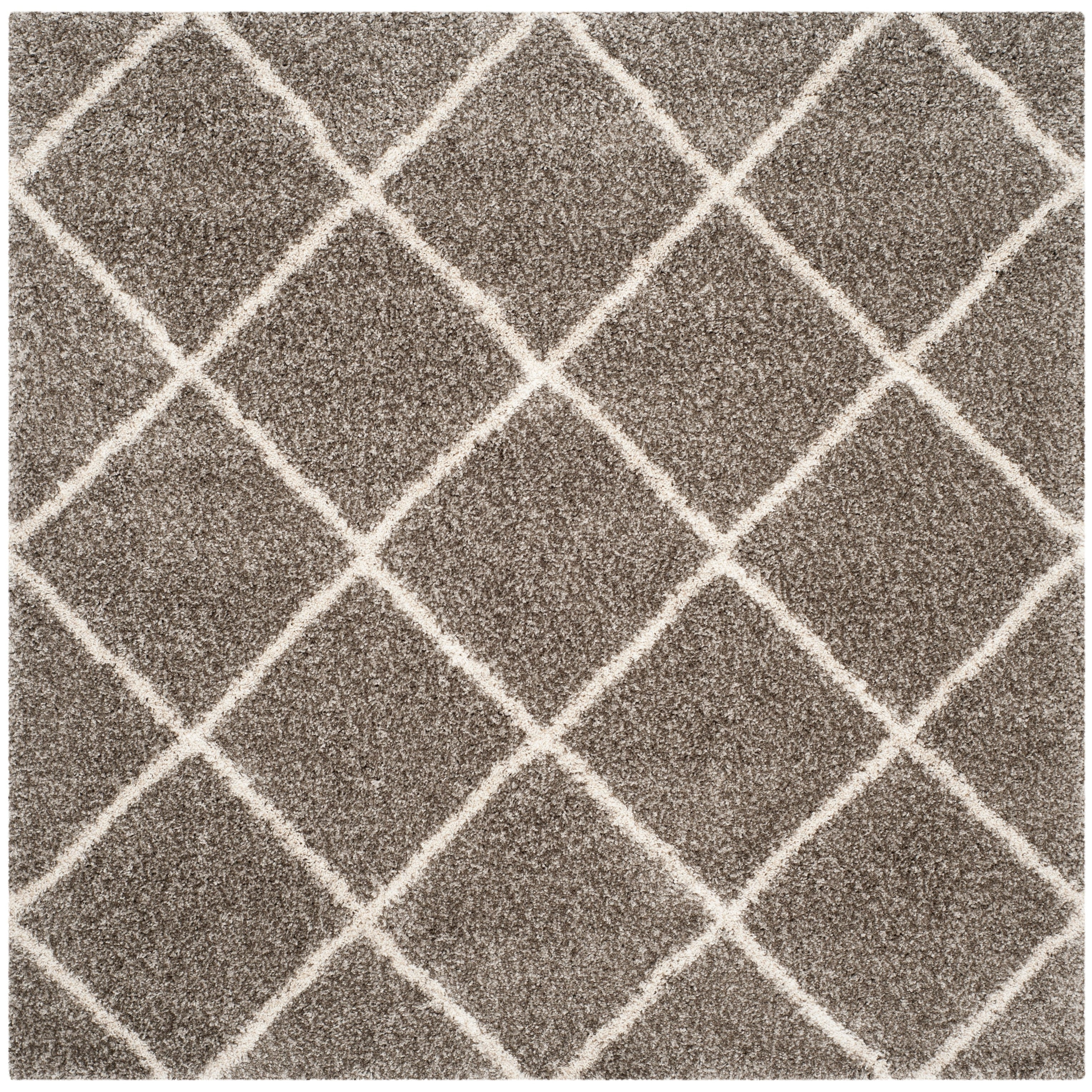 Tapis SAFAVIEH Hudson Shag Raili Diamond Treillis de 2 pouces d'épaisseur