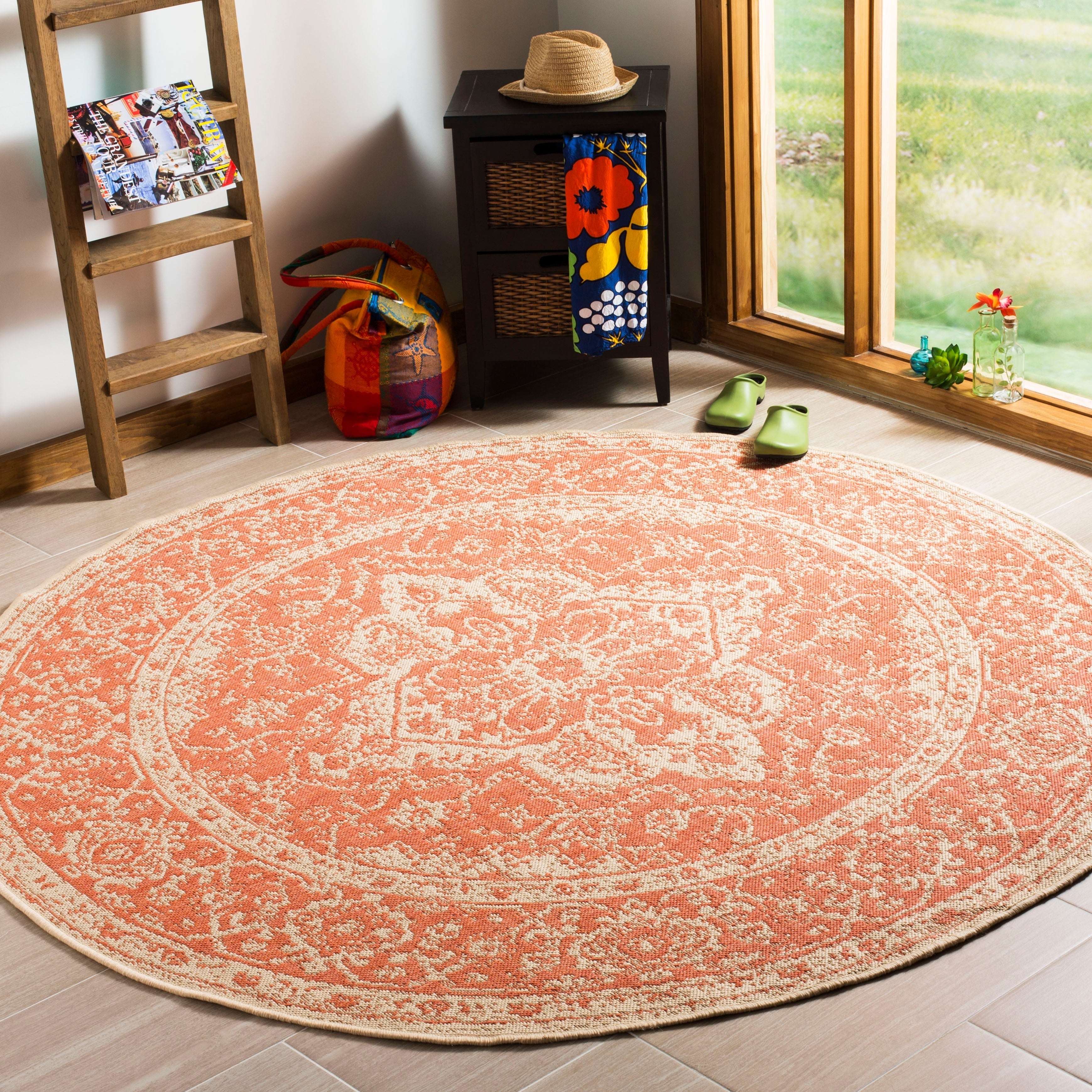 Tapis de jardin imperméable d'intérieur/extérieur SAFAVIEH Linden Louann
