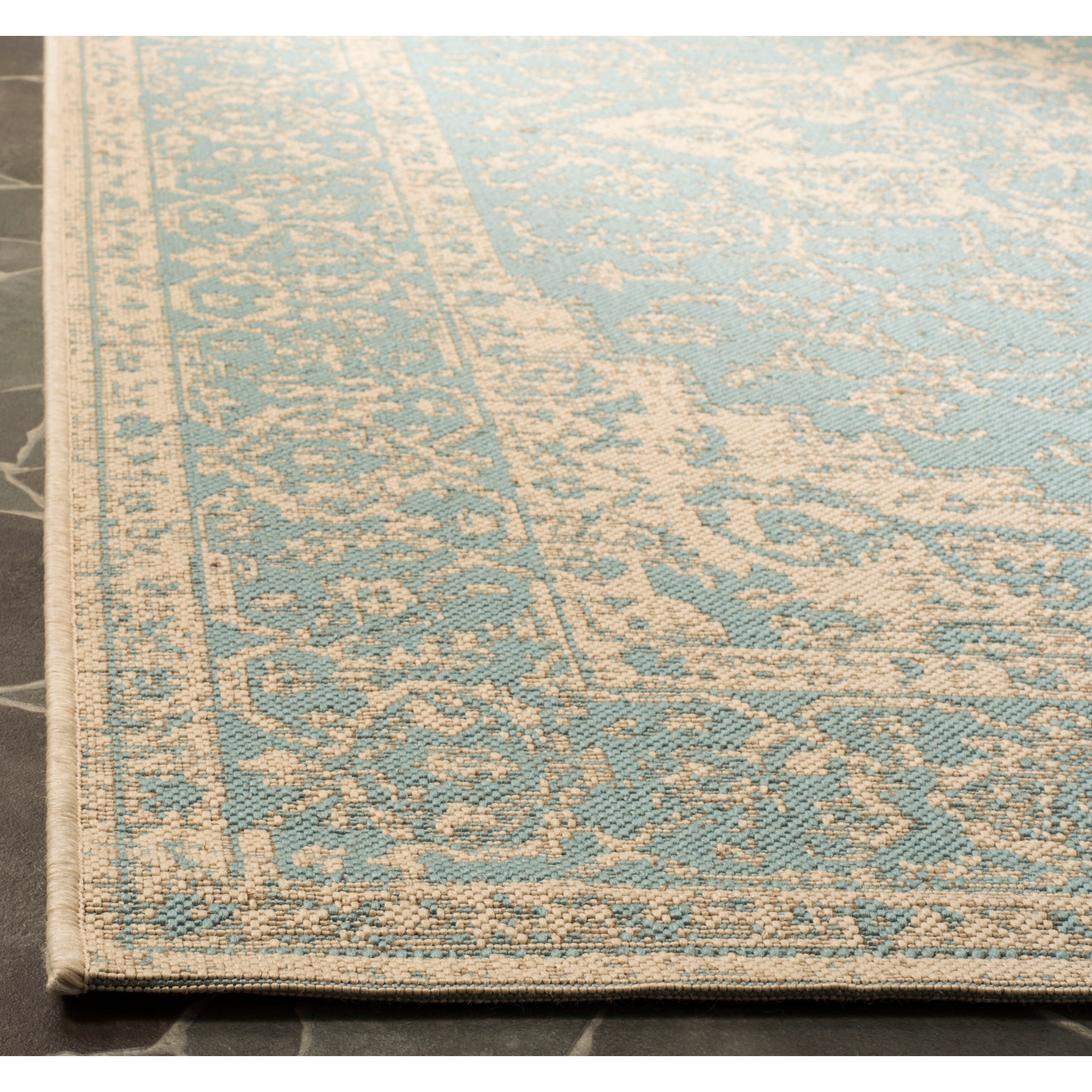 Tapis de jardin imperméable d'intérieur/extérieur SAFAVIEH Linden Louann