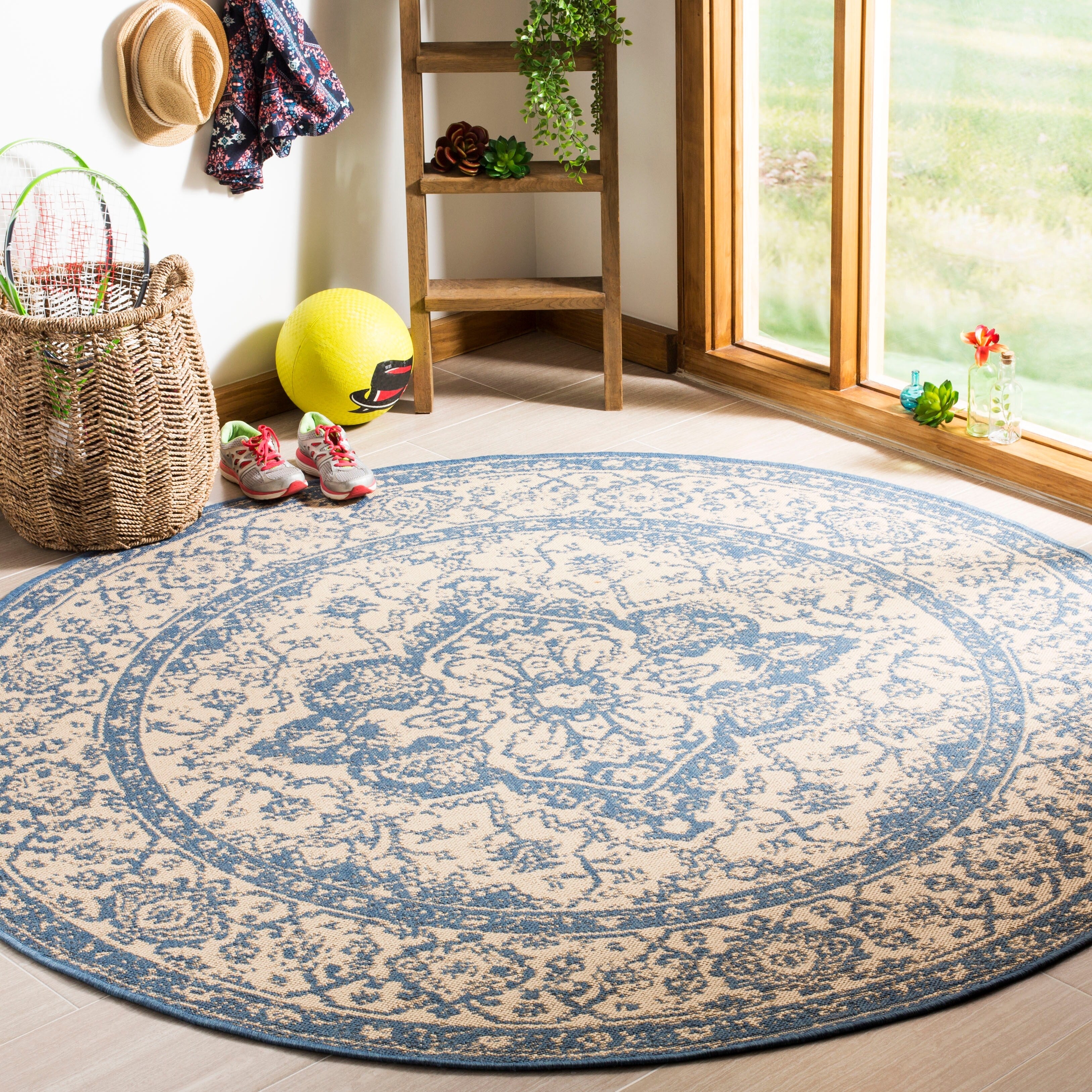 Tapis de jardin imperméable d'intérieur/extérieur SAFAVIEH Linden Louann