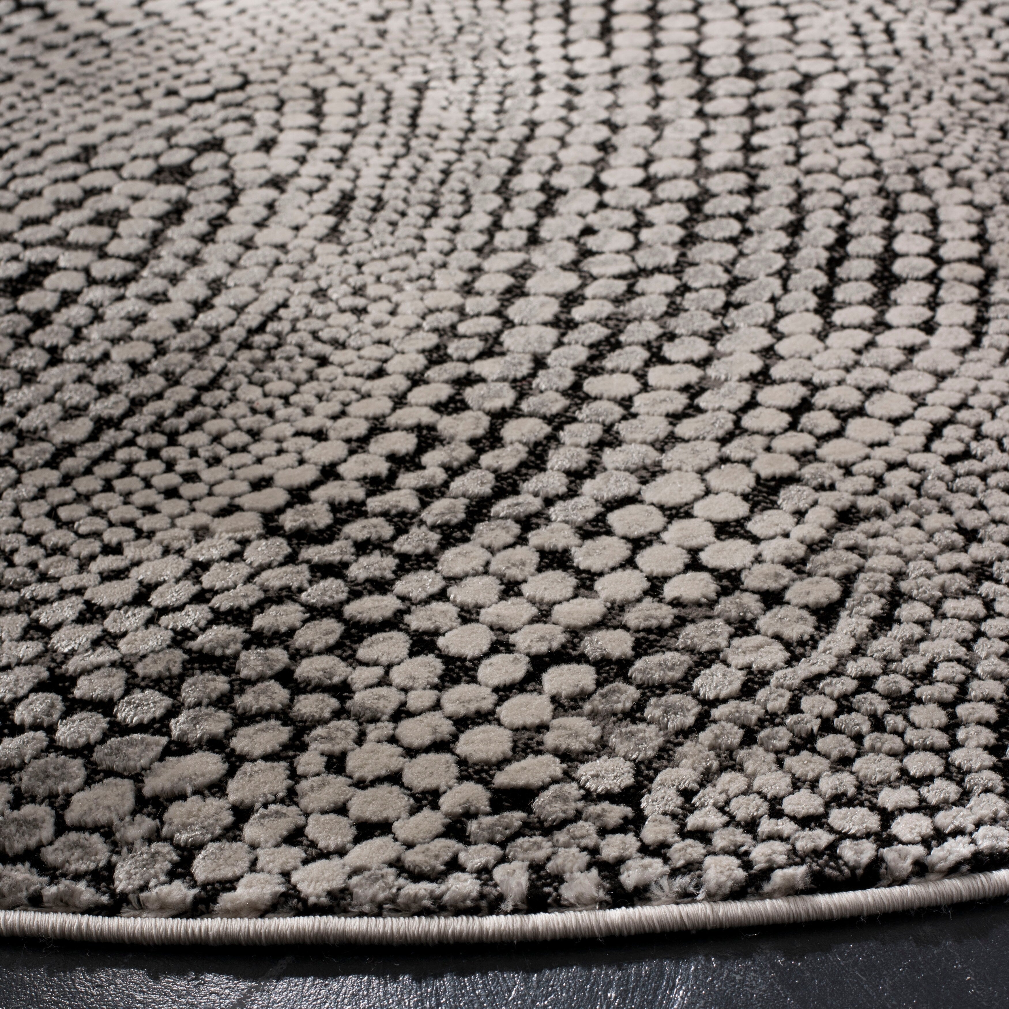 Tapis moderne abstrait en polyester SAFAVIEH Lurex Carleen