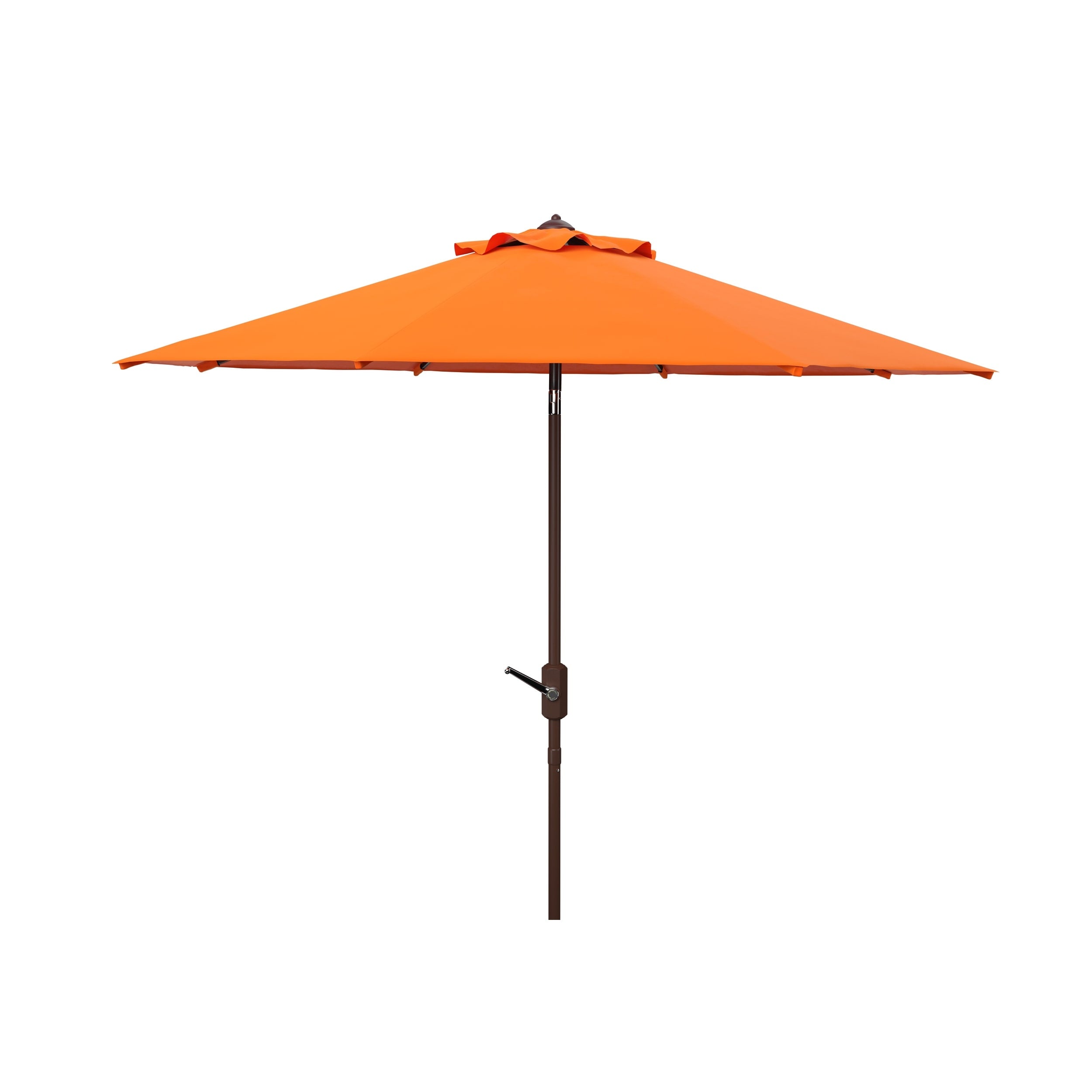 Parasol de patio inclinable et à manivelle en aluminium SAFAVIEH Rieta de 9 pieds, base non incluse