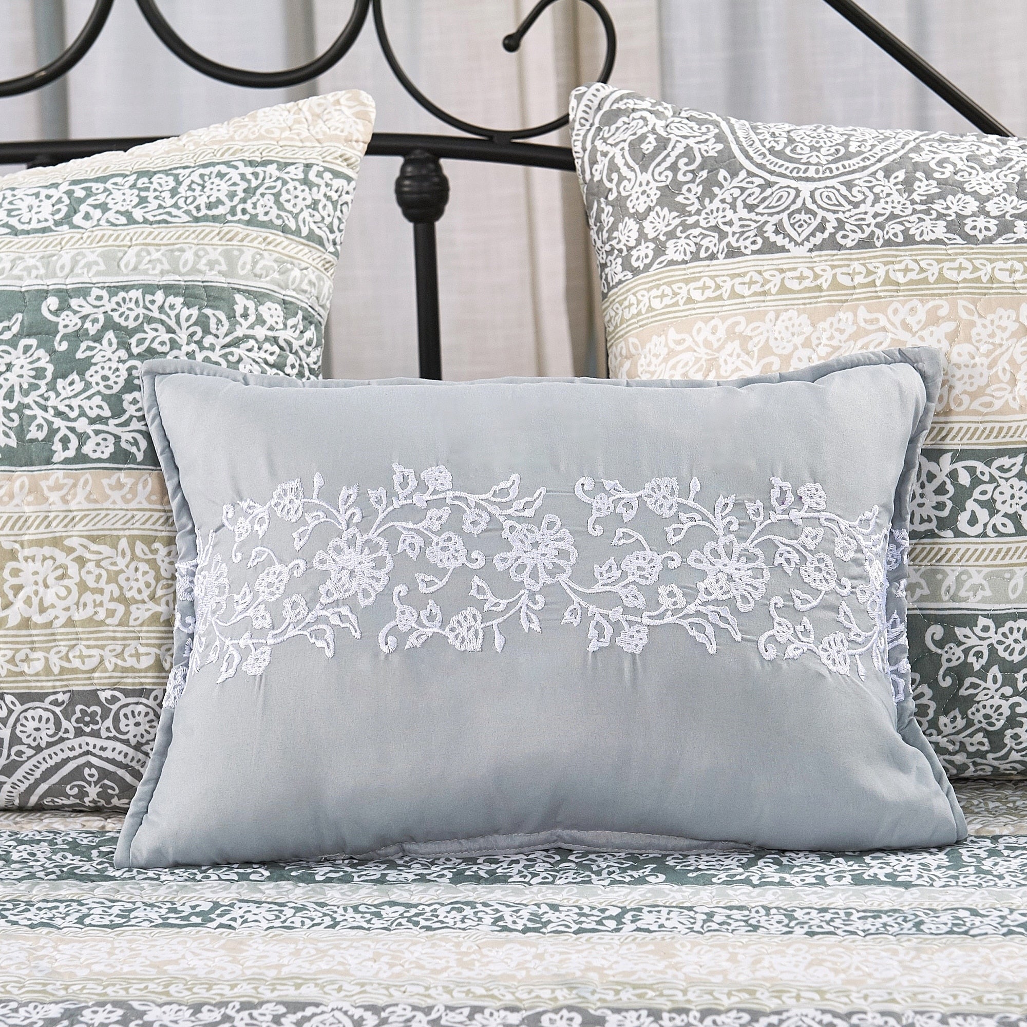 Serenta Ensemble couvre-lit 6 pièces en coton mélangé - 75 x 39