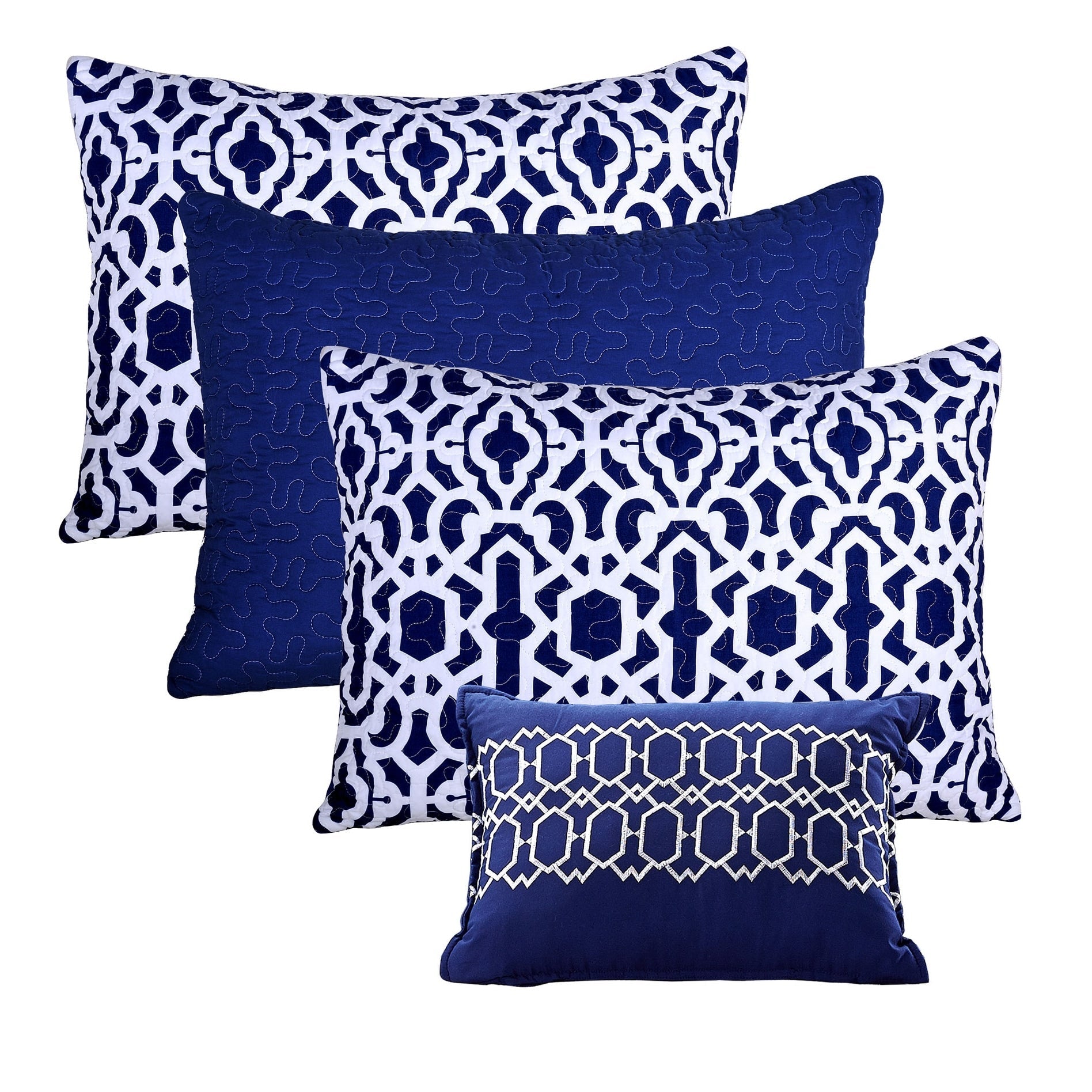 Serenta Ensemble couvre-lit 6 pièces en coton mélangé - 75 x 39