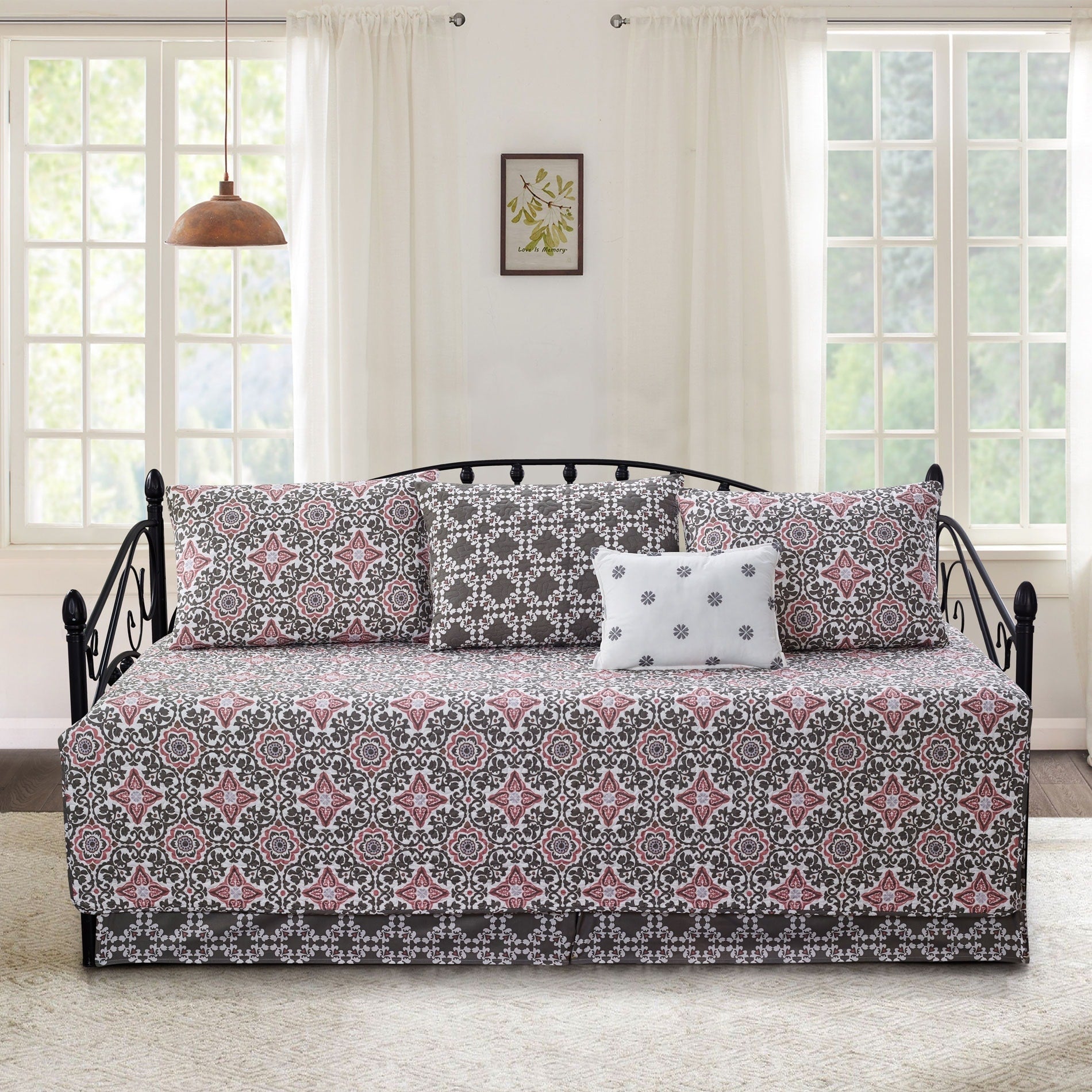 Serenta Ensemble couvre-lit 6 pièces en coton mélangé - 75 x 39