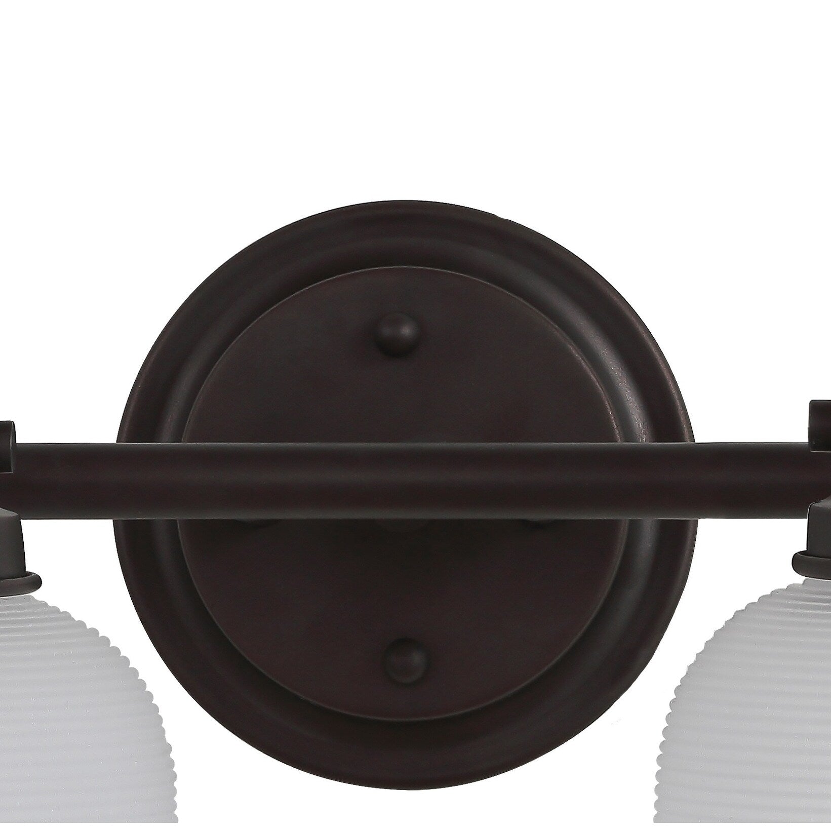 Applique de vanité à LED Shirley en métal/verre, par JONATHAN Y