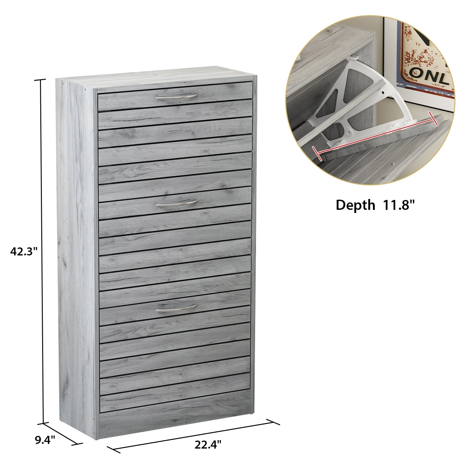 Meuble de rangement à chaussures Meuble de rangement à chaussures moderne pour couloir d'entrée