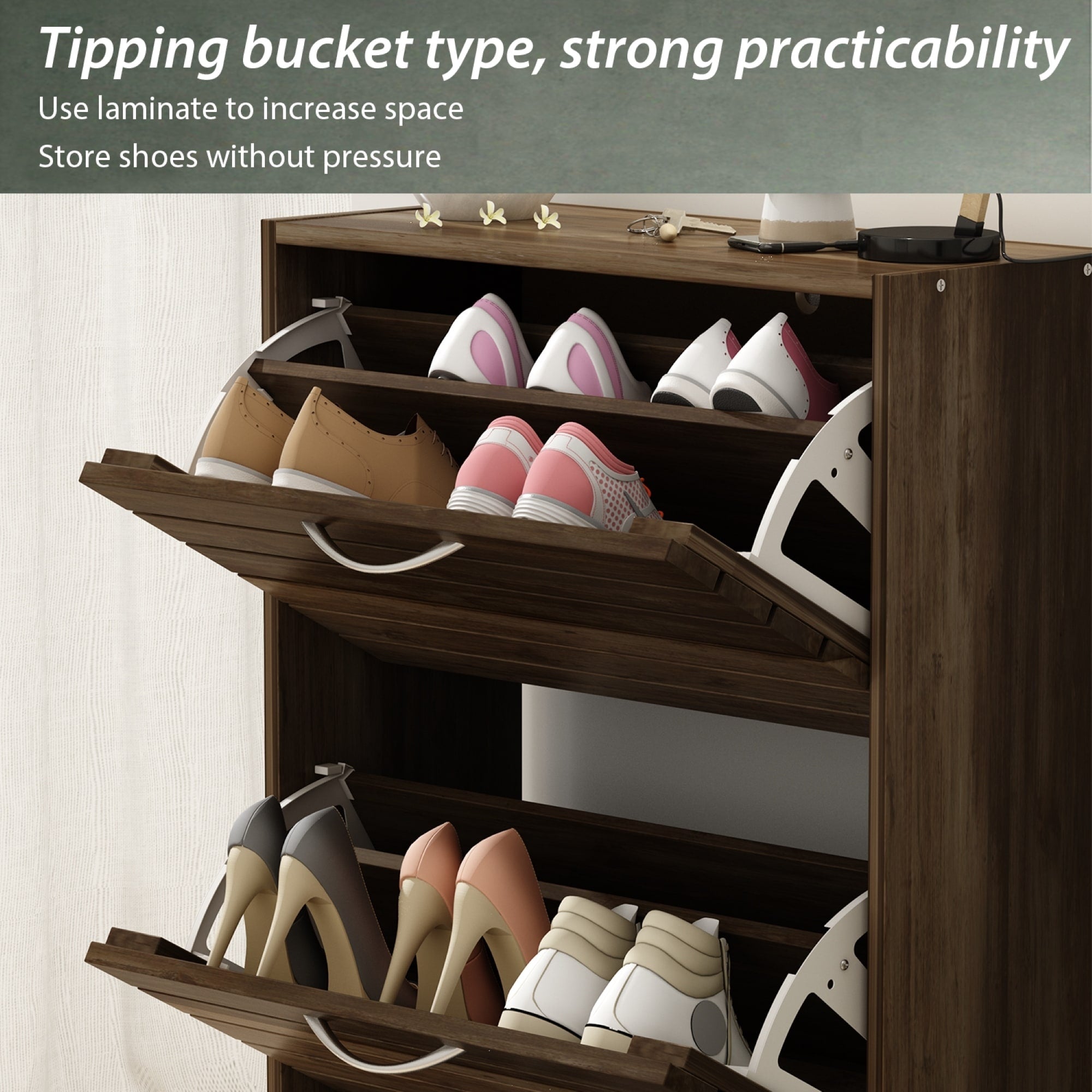 Meuble de rangement à chaussures Meuble de rangement à chaussures moderne pour couloir d'entrée