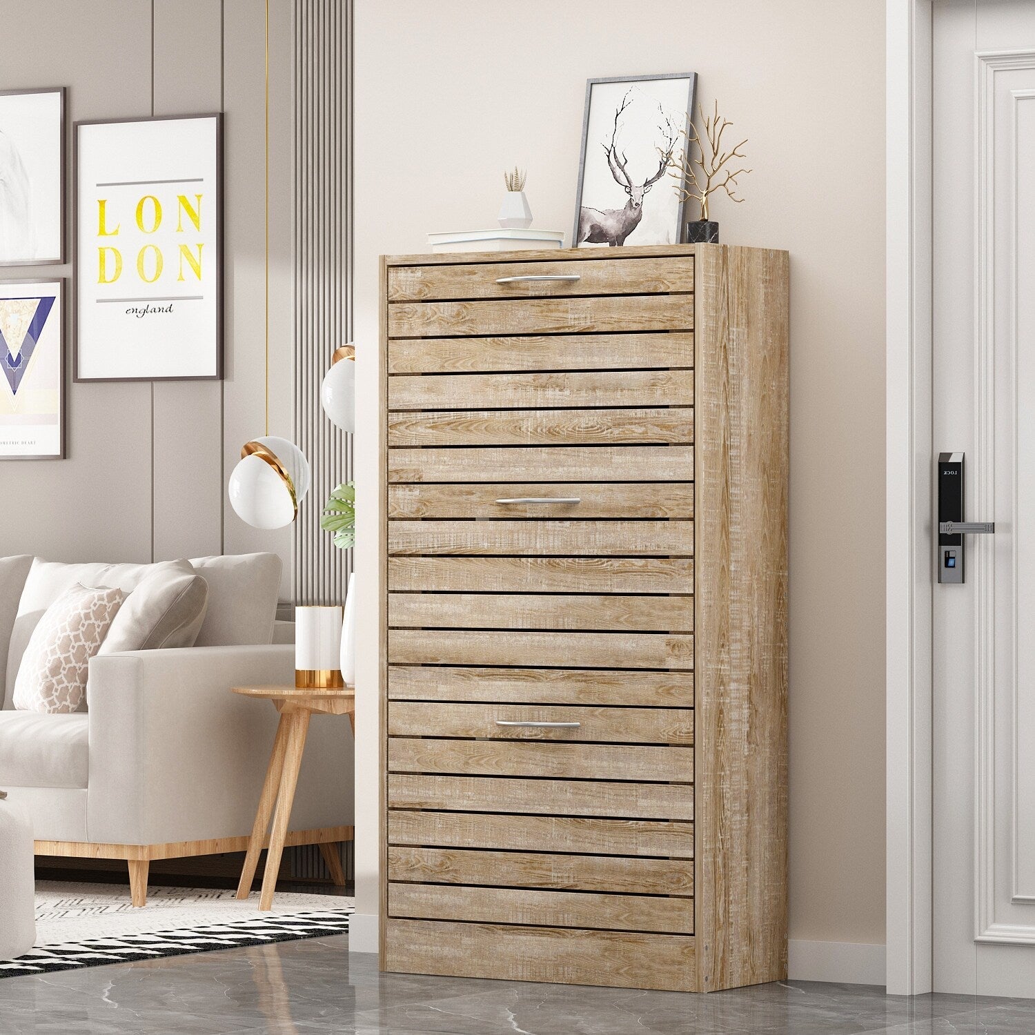 Meuble de rangement à chaussures Meuble de rangement à chaussures moderne pour couloir d'entrée