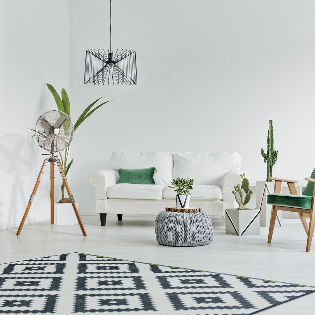 Ventilateur sur pied Star Fans Star Tripod 16 pouces avec pieds en bois