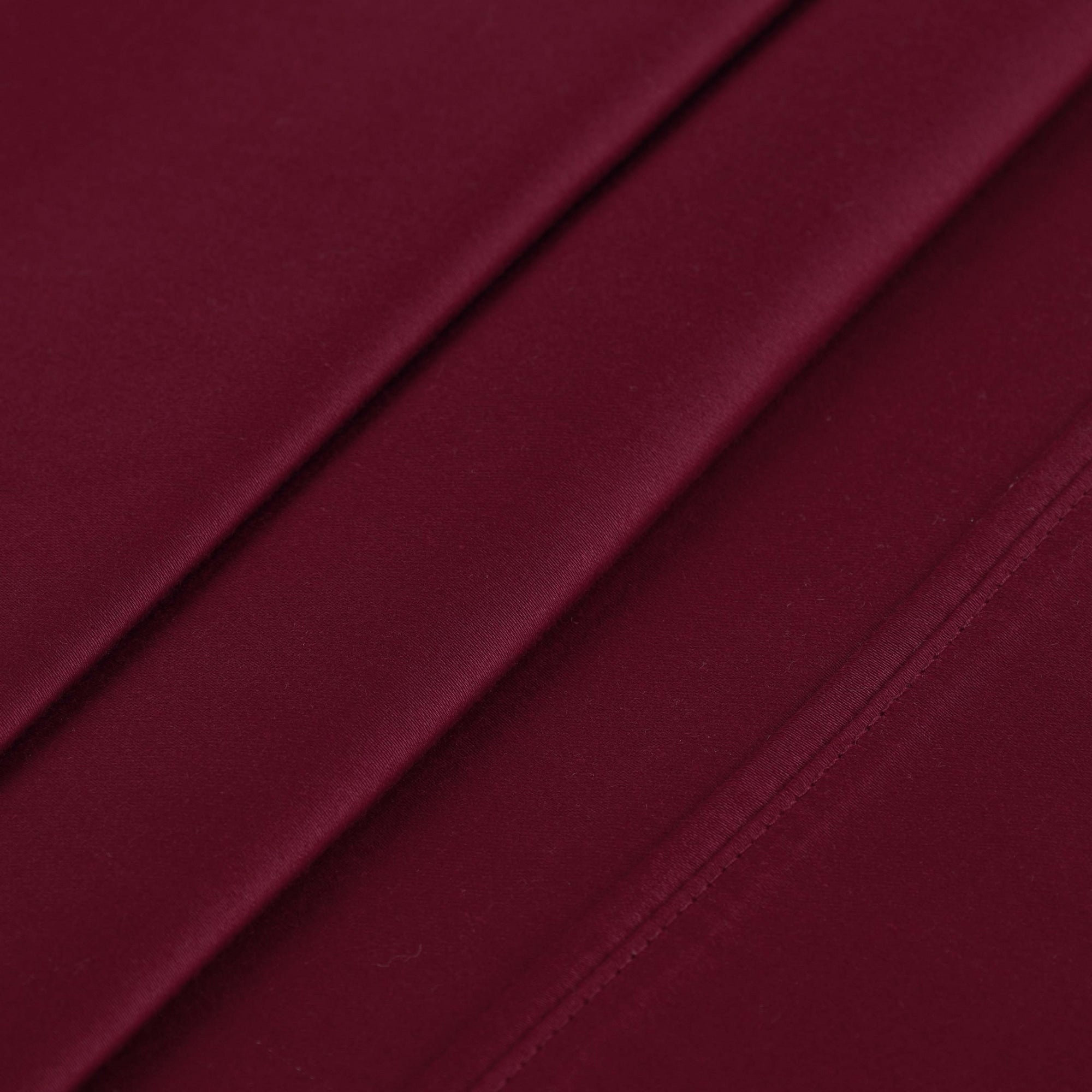 Parure de lit en coton égyptien de qualité supérieure, 400 fils au pouce carré, avec poche profonde et couleur unie