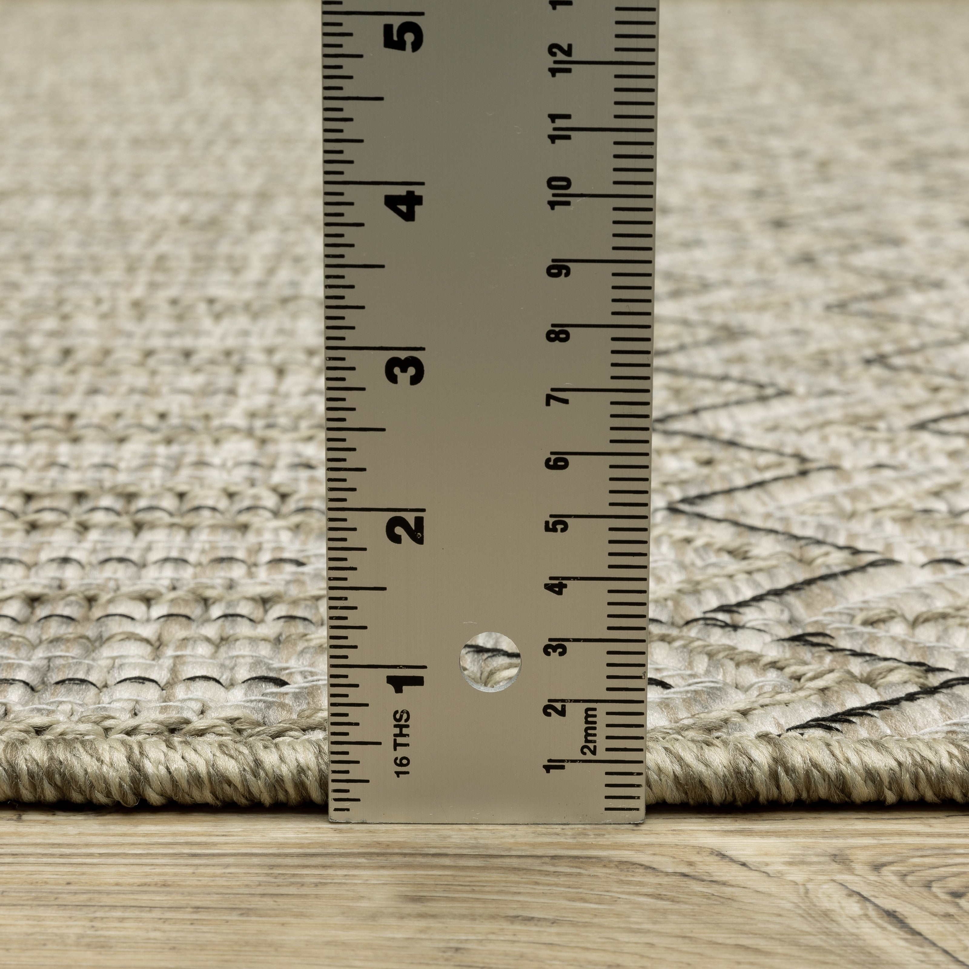 Tapis de sol Vista Home Tangelo Geometric Tan/Black Ultimate Performance