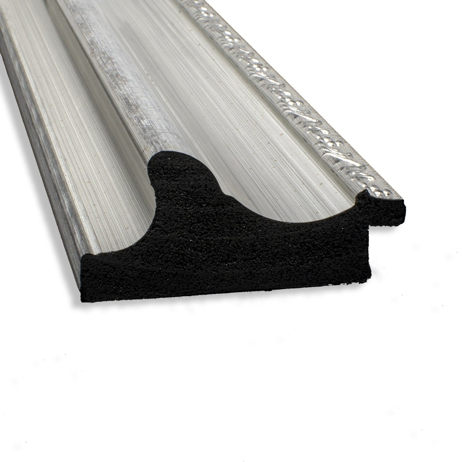 Miroir mural biseauté pour salle de bain - Cadre argenté Parlor