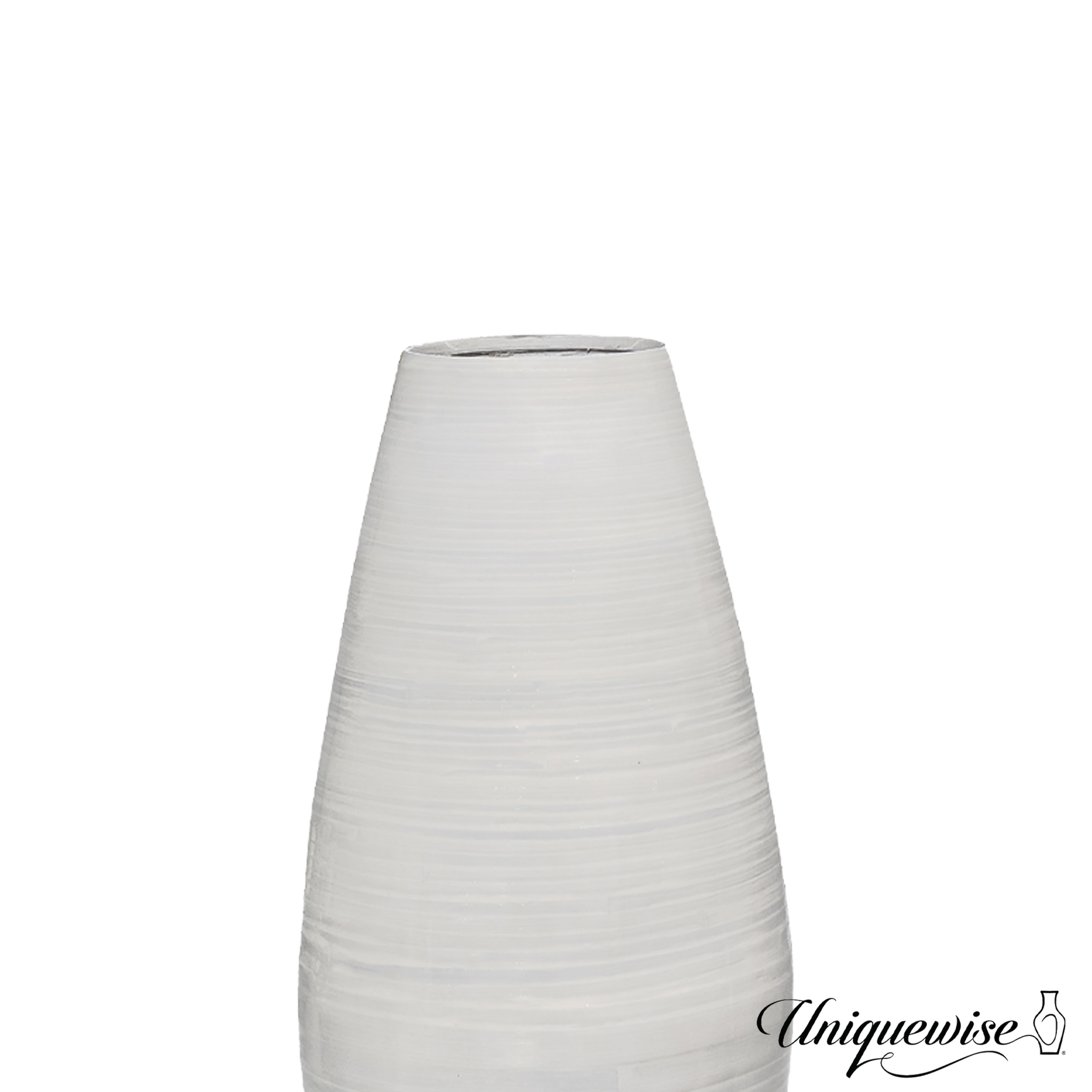 Vase de sol cylindrique en bambou de grande taille, décoratif pour halls d'hôtel et spas, idéal pour le salon ou le couloir.